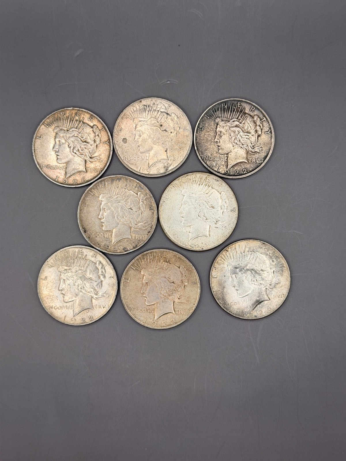 Silver Peace Dollar XF (1922, 1923, 1926)