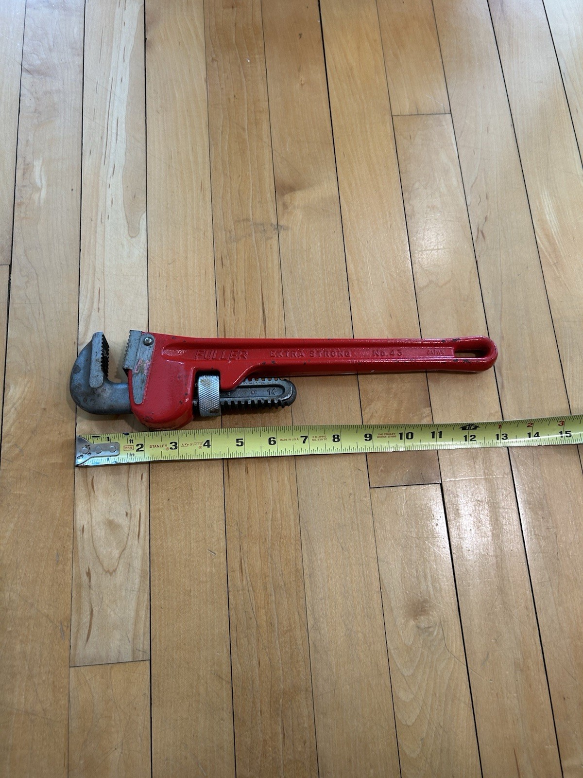 FULLER Extra Strong No. 43  14" 350mm Heavy Duty Pipe Wrench Made In Japan