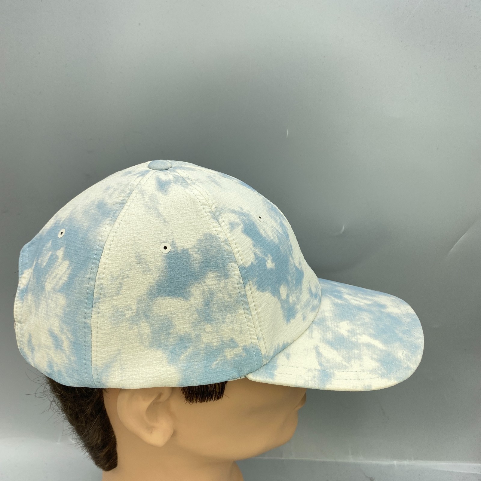 Lululemon Baseball Hat One Size White Tie Dye Adjustable Strapback Gym Workout