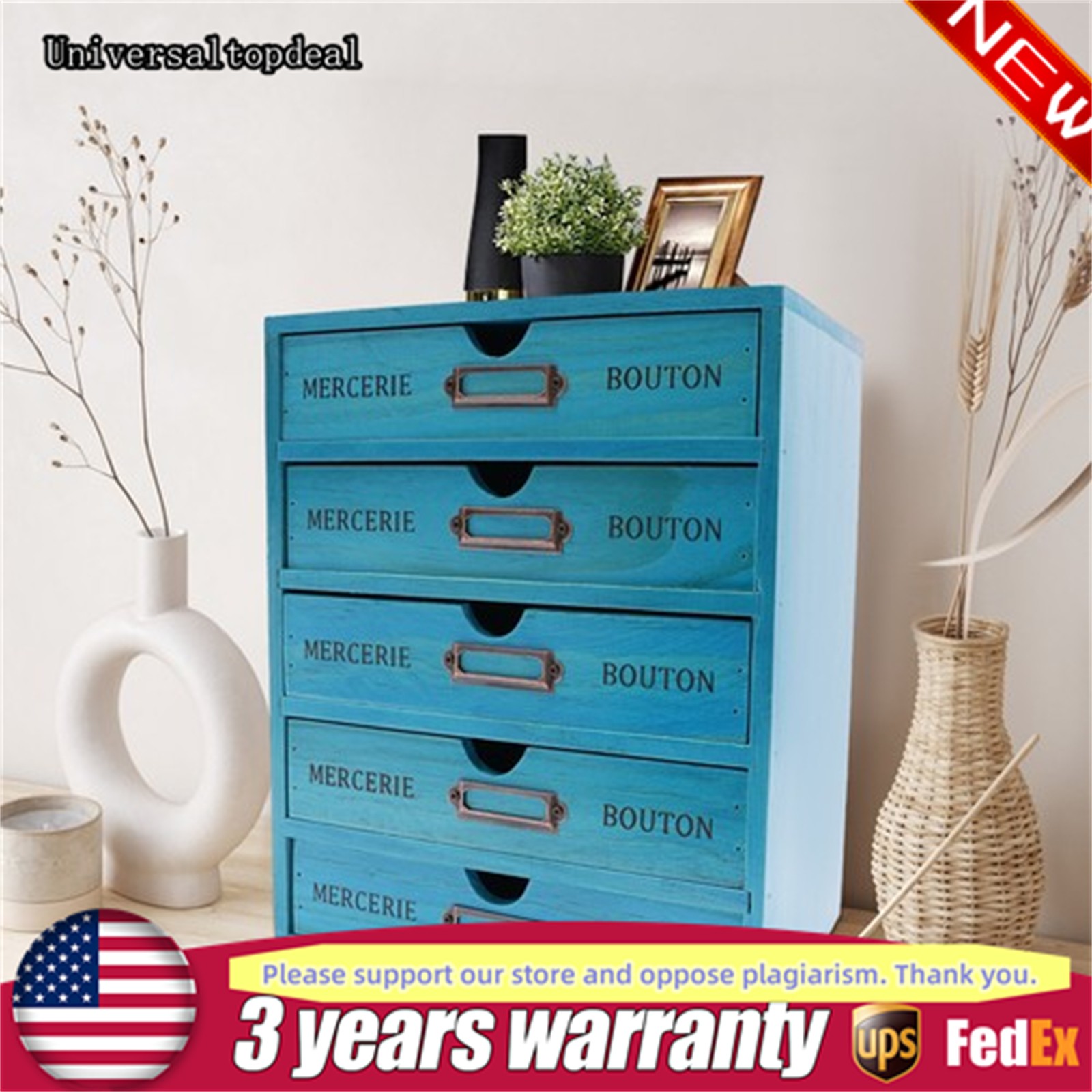 New 5-Tier Drawer Cabinet | Desktop Organizer Box | File Drawer Organizer SALE