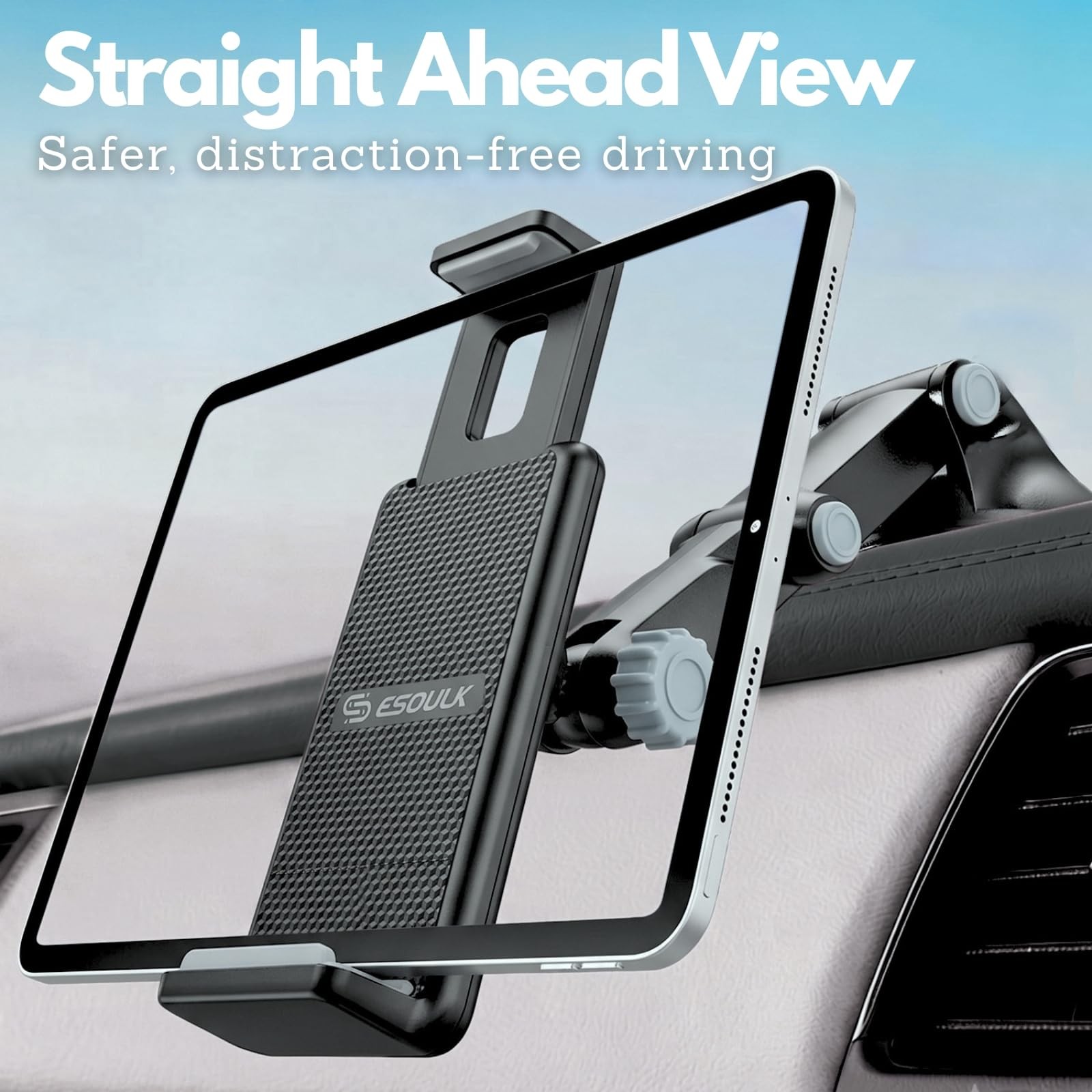 Universal Car Mount Windshield Dashboard Holder for iPad Stand