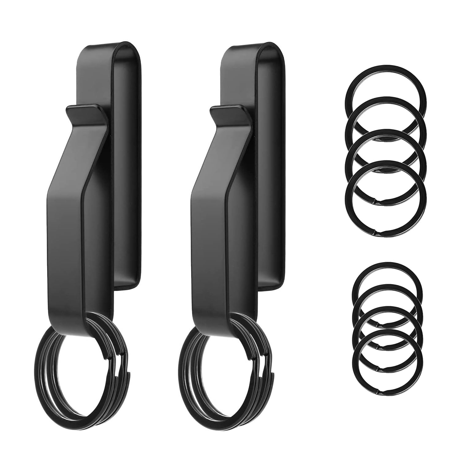 ZoloAJay Tactical Stealth Duty Belt Key Holder, 2 Pack Belt Key Clip Holder w...
