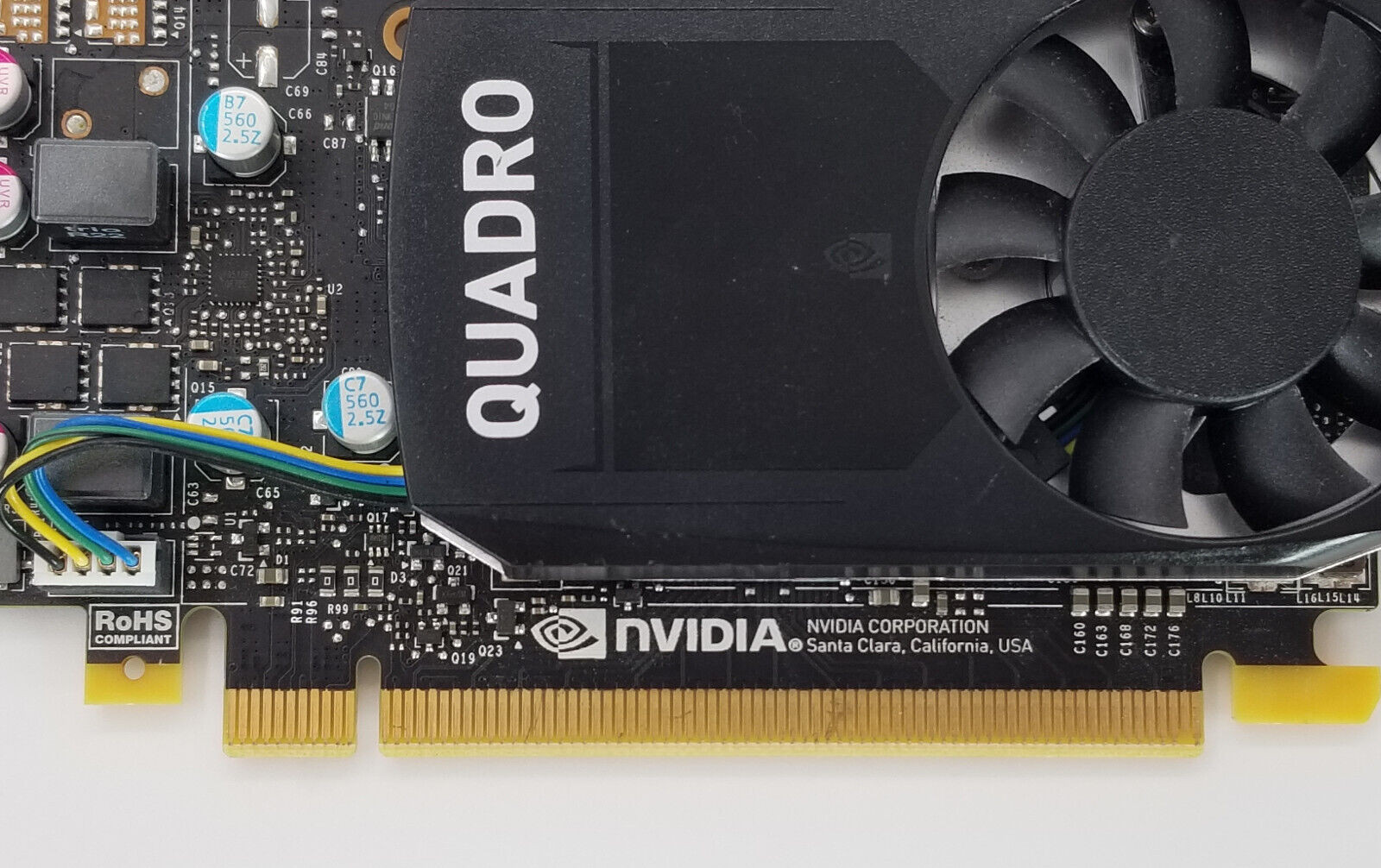 NVIDIA Quadro P600 2GB GDDR5 GPU High Profile Bracket 4x Mini DisplayPort.