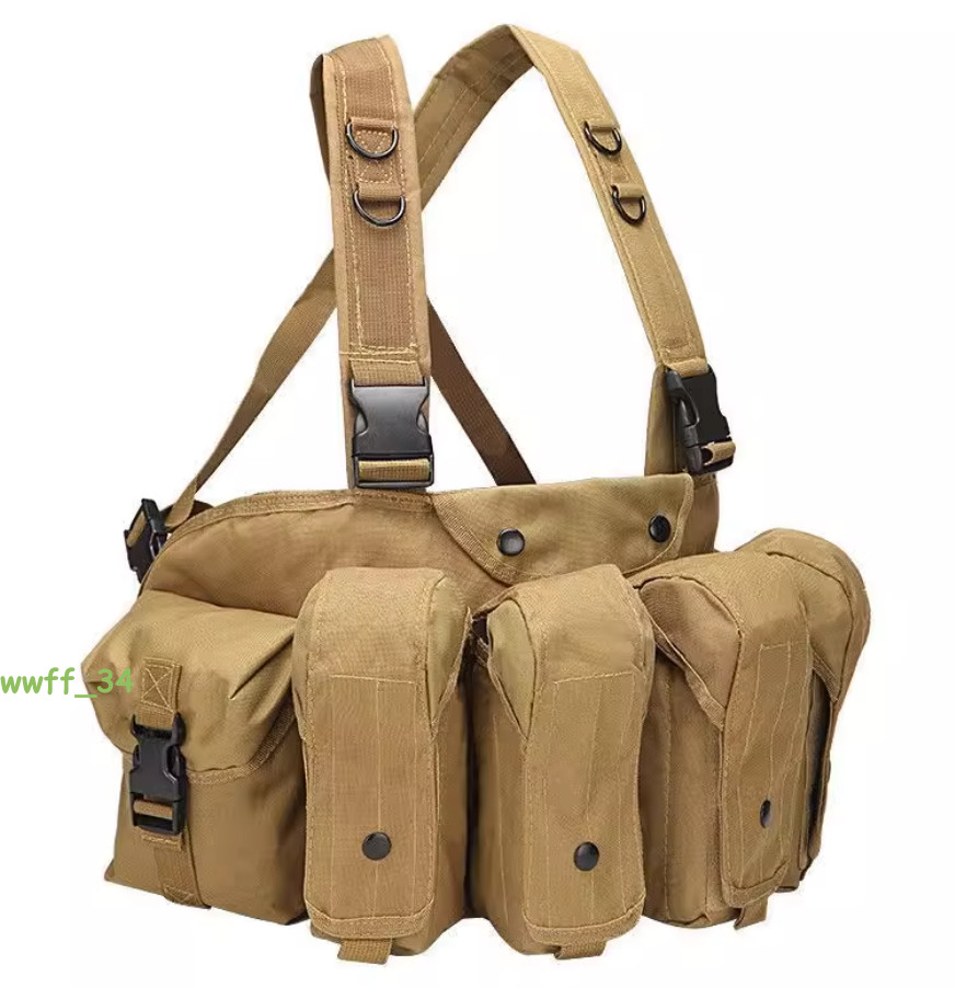 NEW Russian Special Forces Tactical Vest AK Chest Hanging Armor Chest Rig Bag
