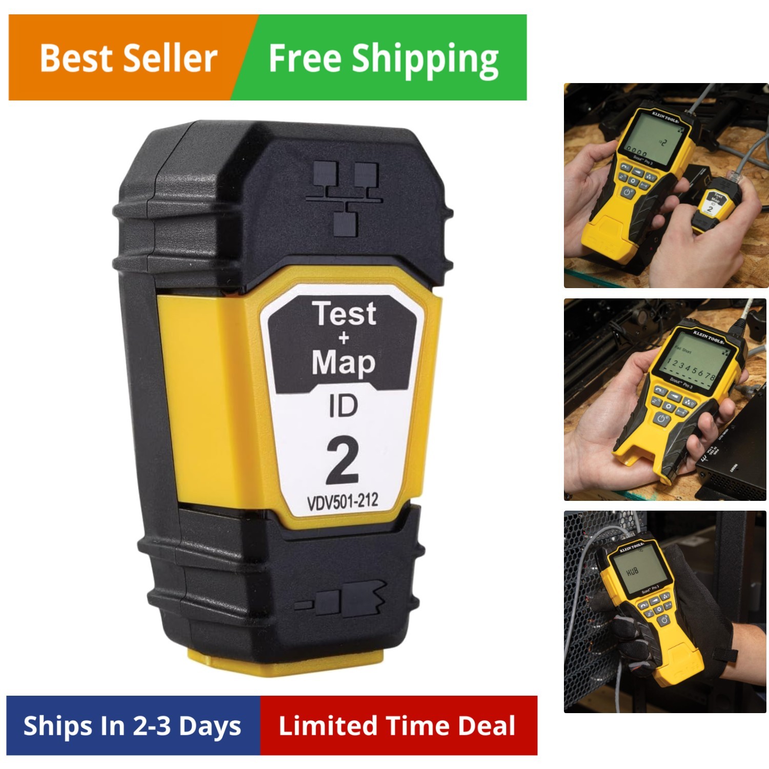 212 Cable Tester Remote,  + Map Remote for Scout Pro Series Testers