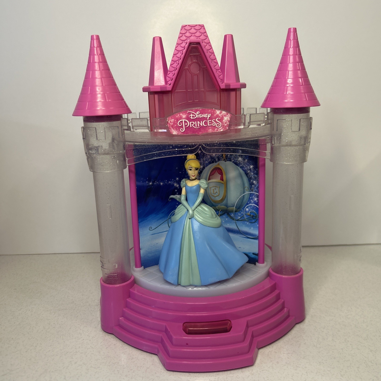 Disney Princess Light & Sound Musical Carousel Palace Belle, Cinderella, Ariel