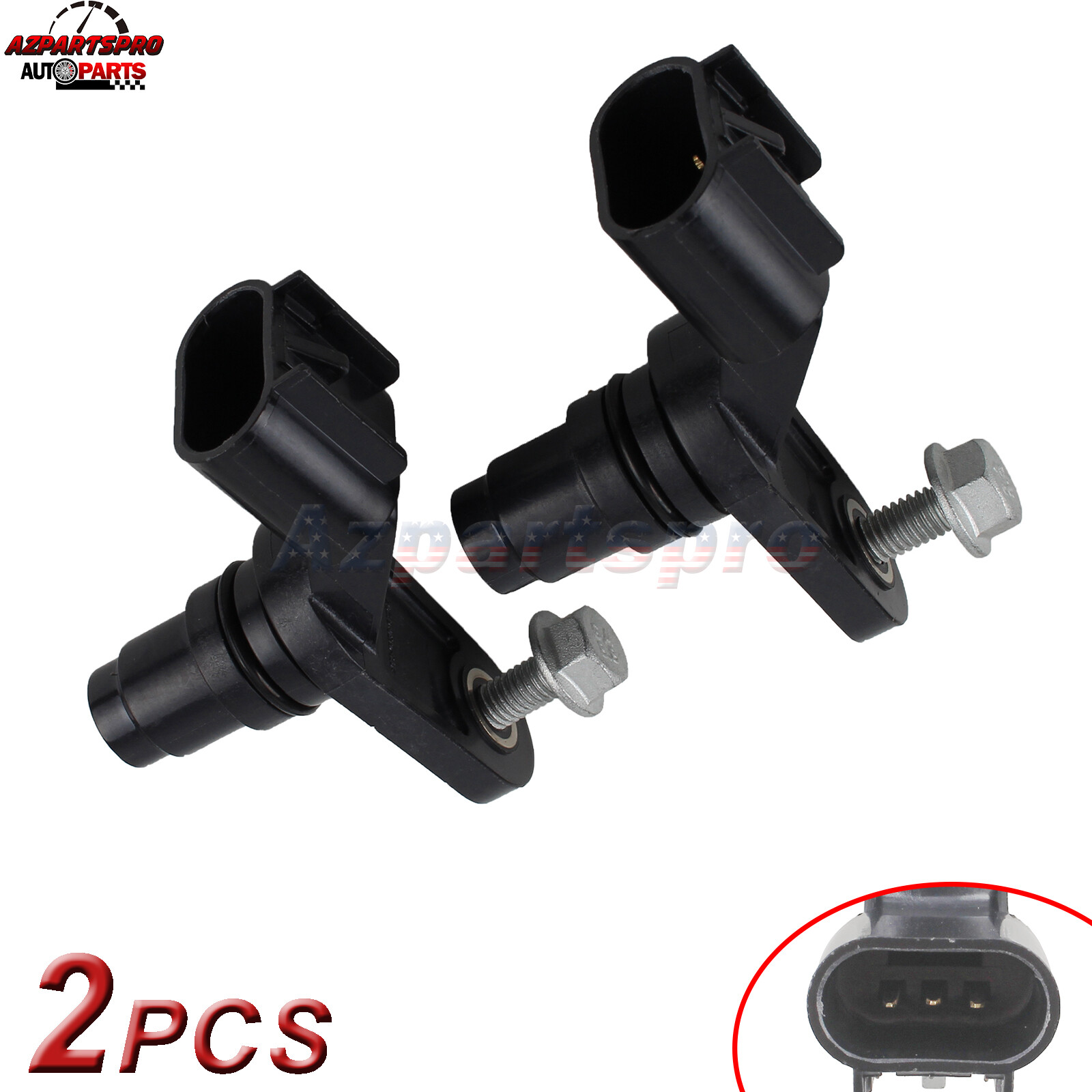 2 Camshaft Position Sensor For 2010-2017 Buick LaCrosse Regal Verano GMC Terrain