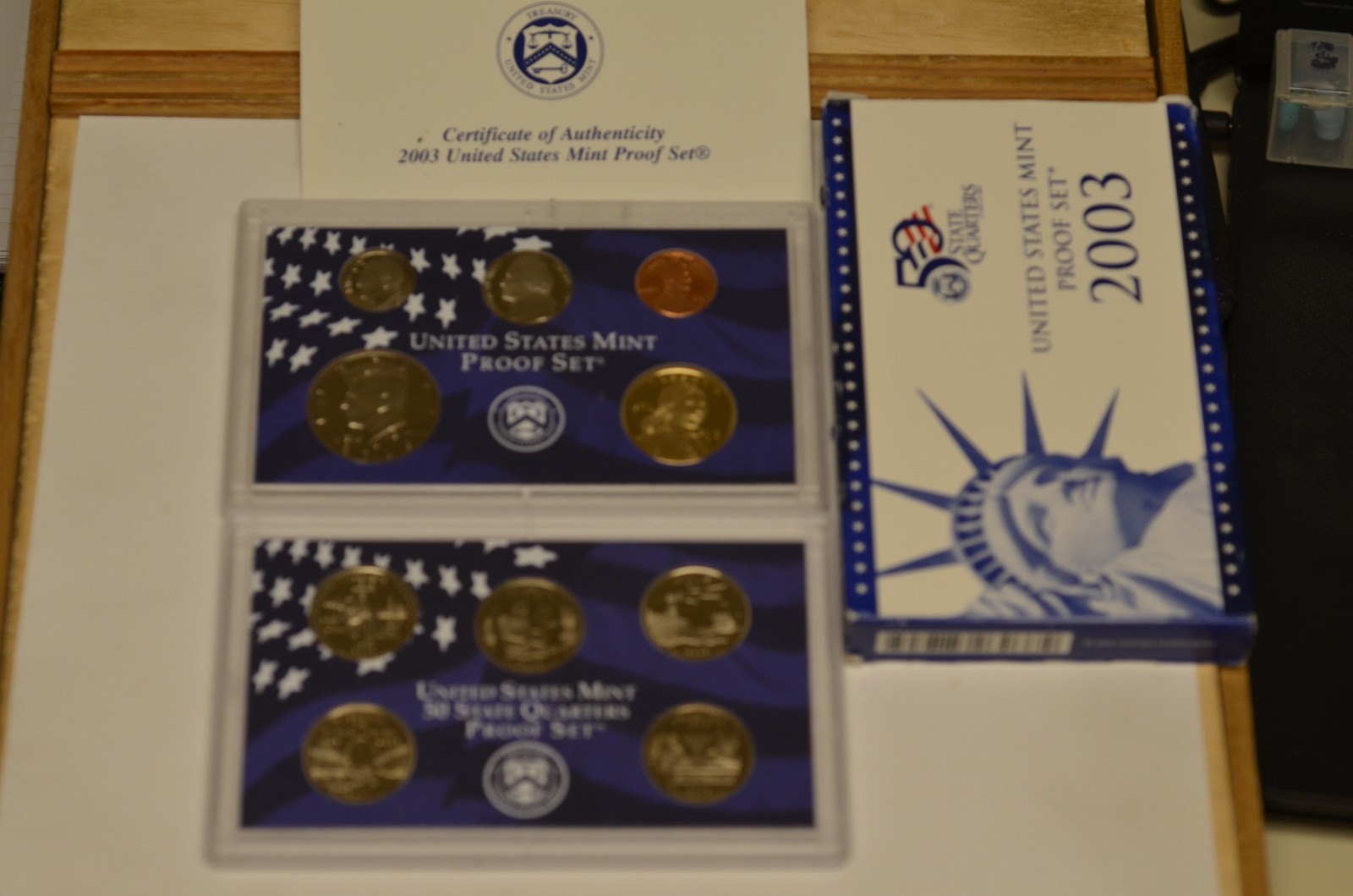 2003-S US Proof Set (10 Coins) W/Box &COA in OGP Item # 7123