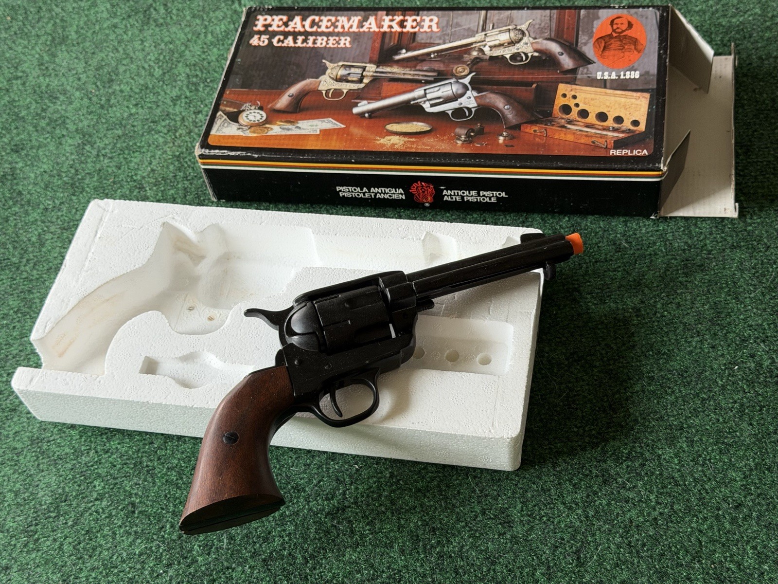 VINTAGE DENIX #1106G REPLICA COLT SSA Cal.45 PEACEMAKER