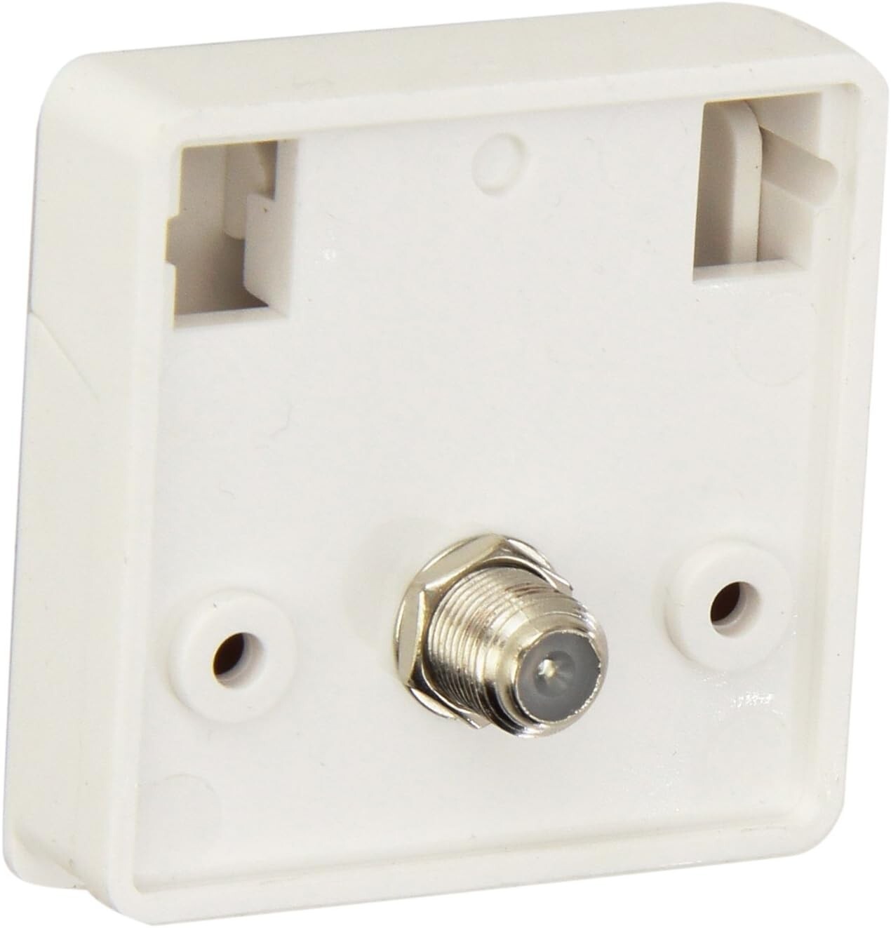 RV Designer T111 Weatherproof TV Jack, White