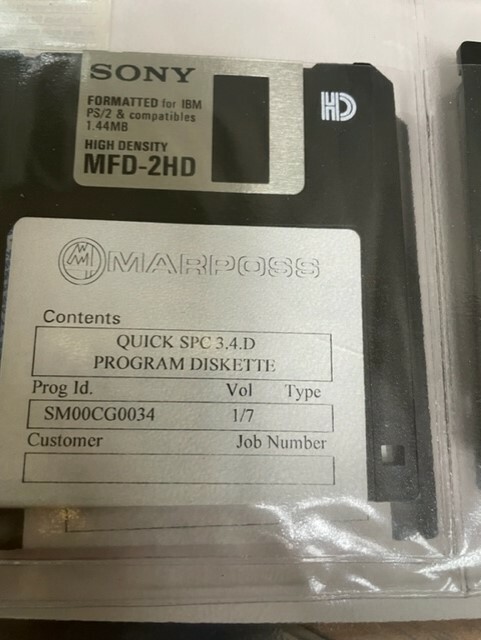 Marposs CM09A01U33 E9066 Quick SPC Distributed System Software