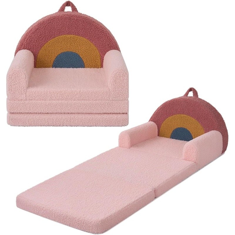 Toddler Sofa Chair Convertible Lounger Kids 1.5-4 Years Lightweight Portable New