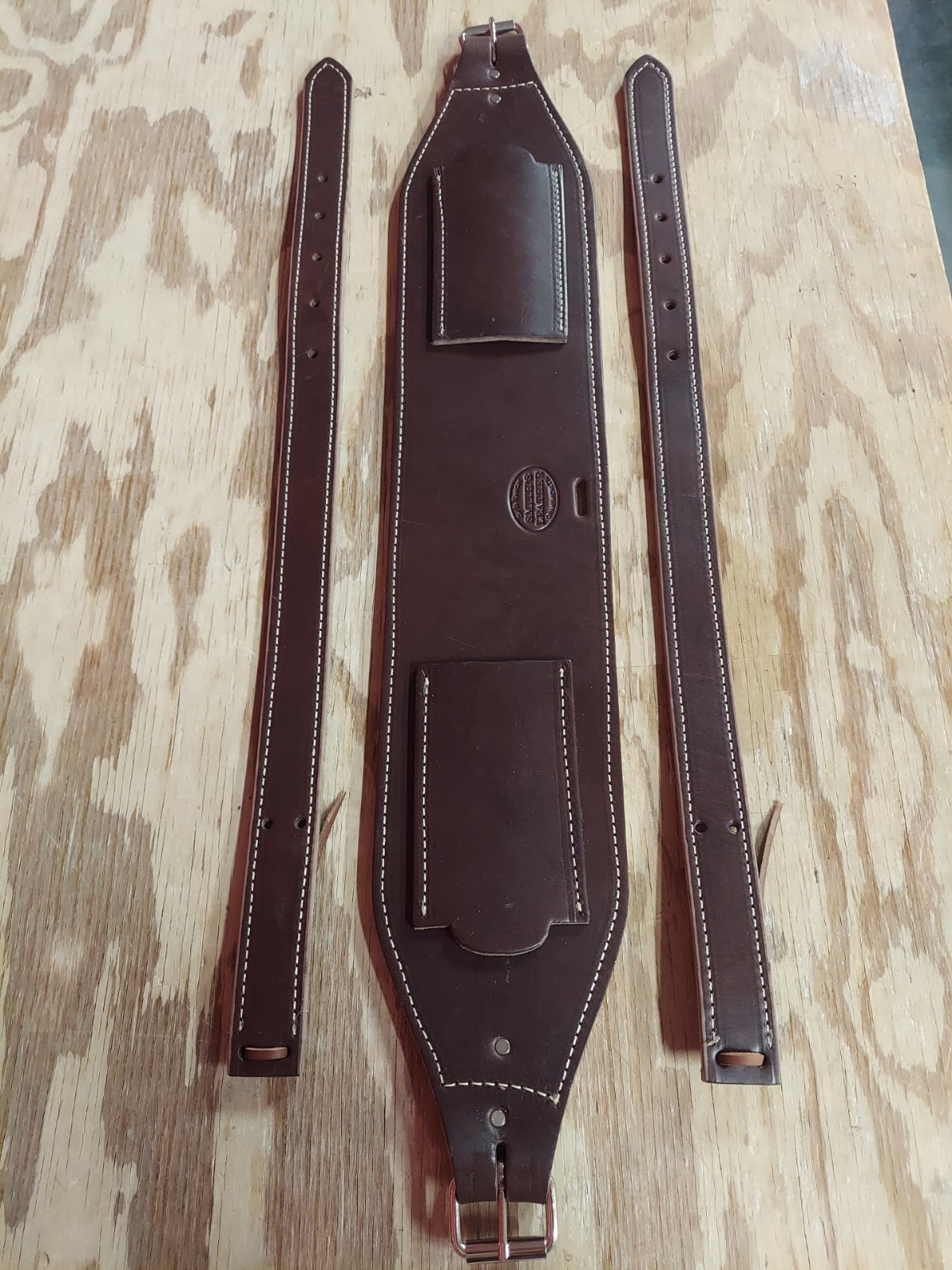 NEW horse tack 5 1/2" roping saddle back cinch flank Heavy oiled