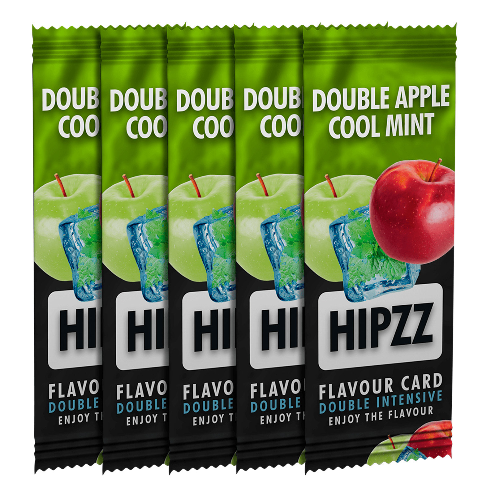 Hipzz Flavor Cards - Apple Cool Mint Aroma Card - (Pack of 5 Cards!)