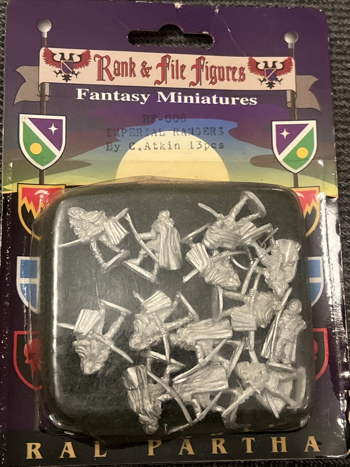 Rank And File Figures Fantasy Miniatures RF 008 Imperial Rangers 15mm New Sealed