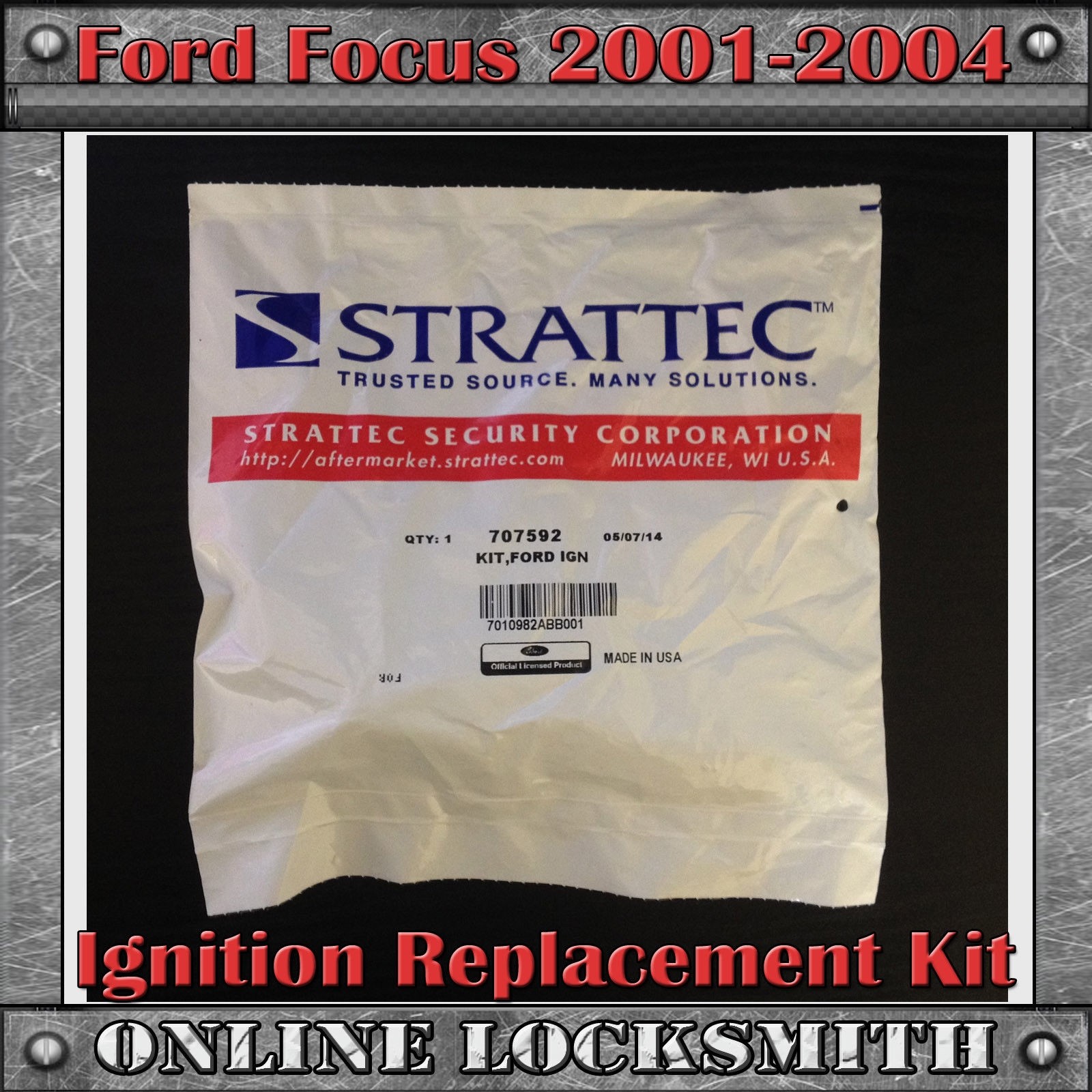 Ford Explorer 2002-2003 Ignition Switch Cylinder Replacement Kit By STRATTEC OEM