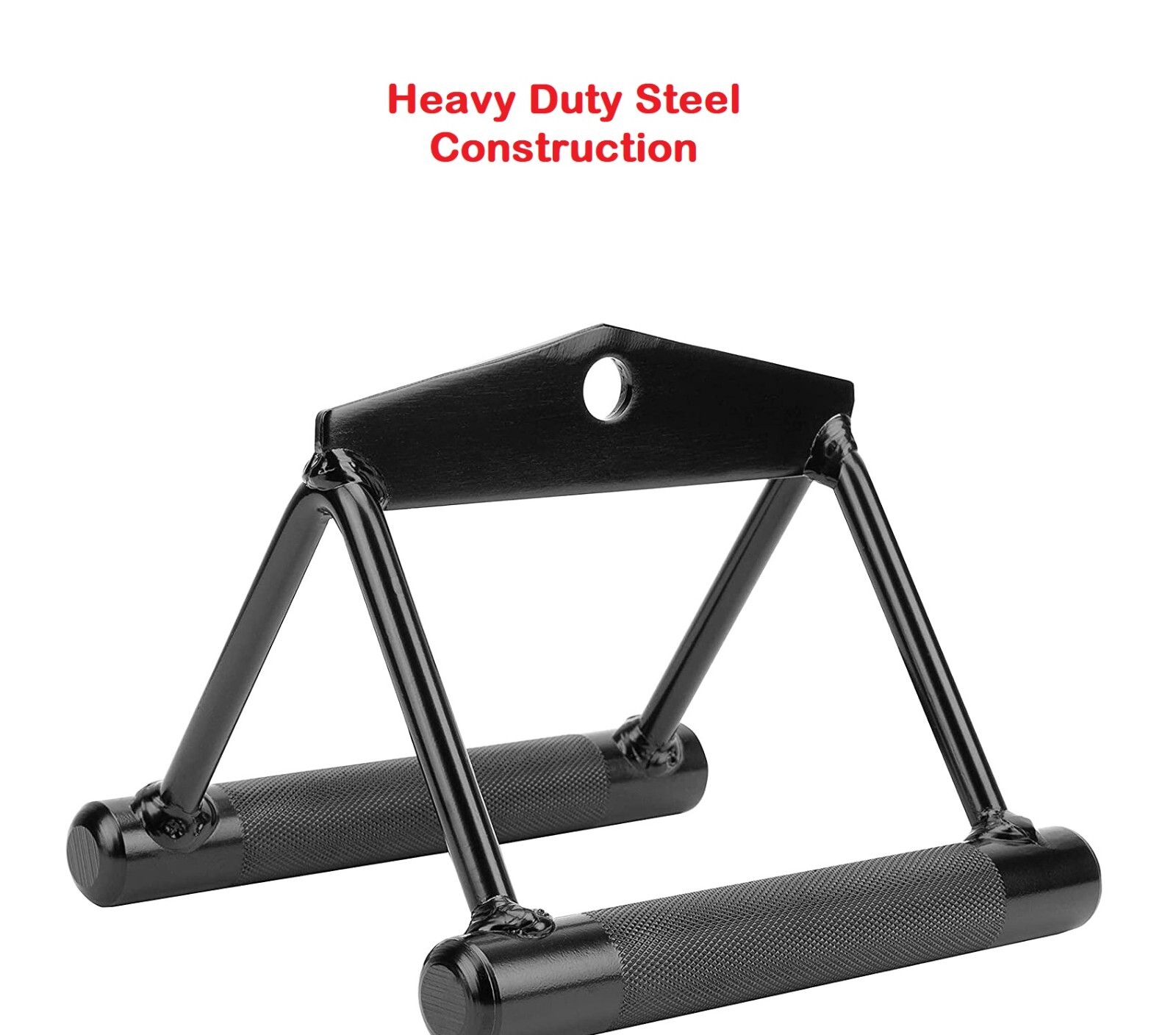 V Bar Machine Cable Attachment For Seated Rows Handles Gym Exercise Pull Downs