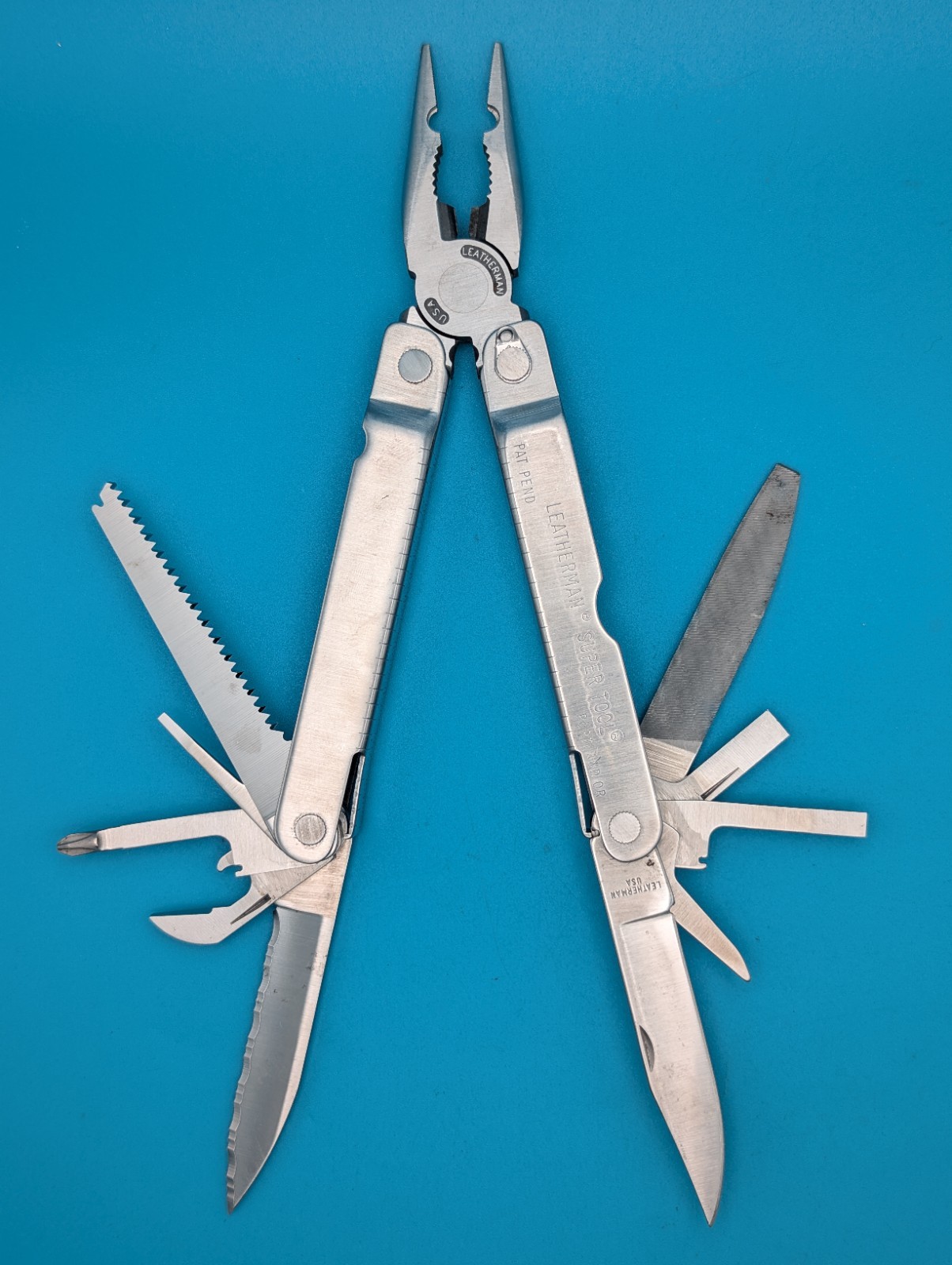 LEATHERMAN Super TOOL Multi Function Tool PLIERS, Stainless! 05/96 DATE