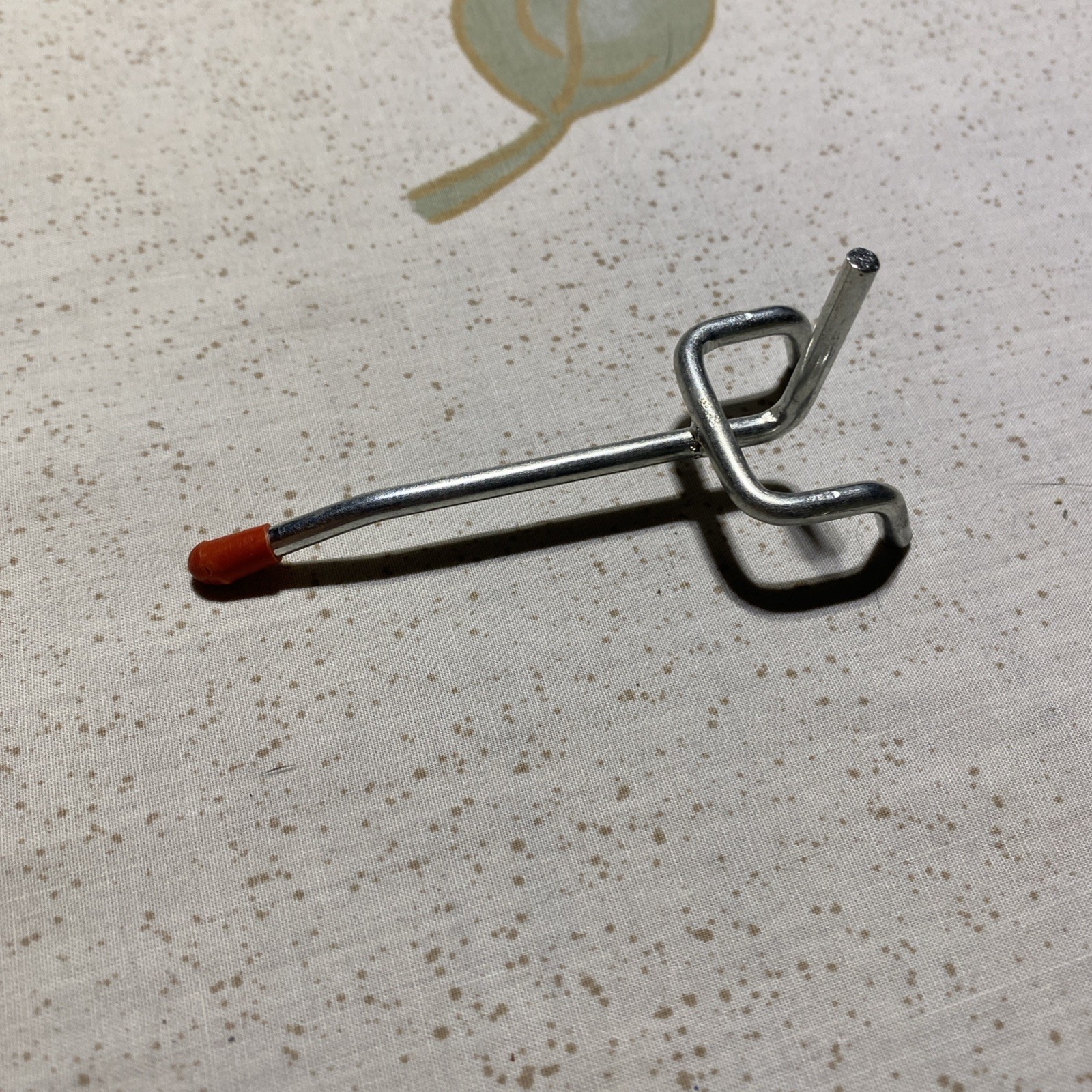 PEG HOOKS 46 PC. 2" inch PEGBOARD HOOKS SAFETY RED TIPS PEG BOARD HOOKS