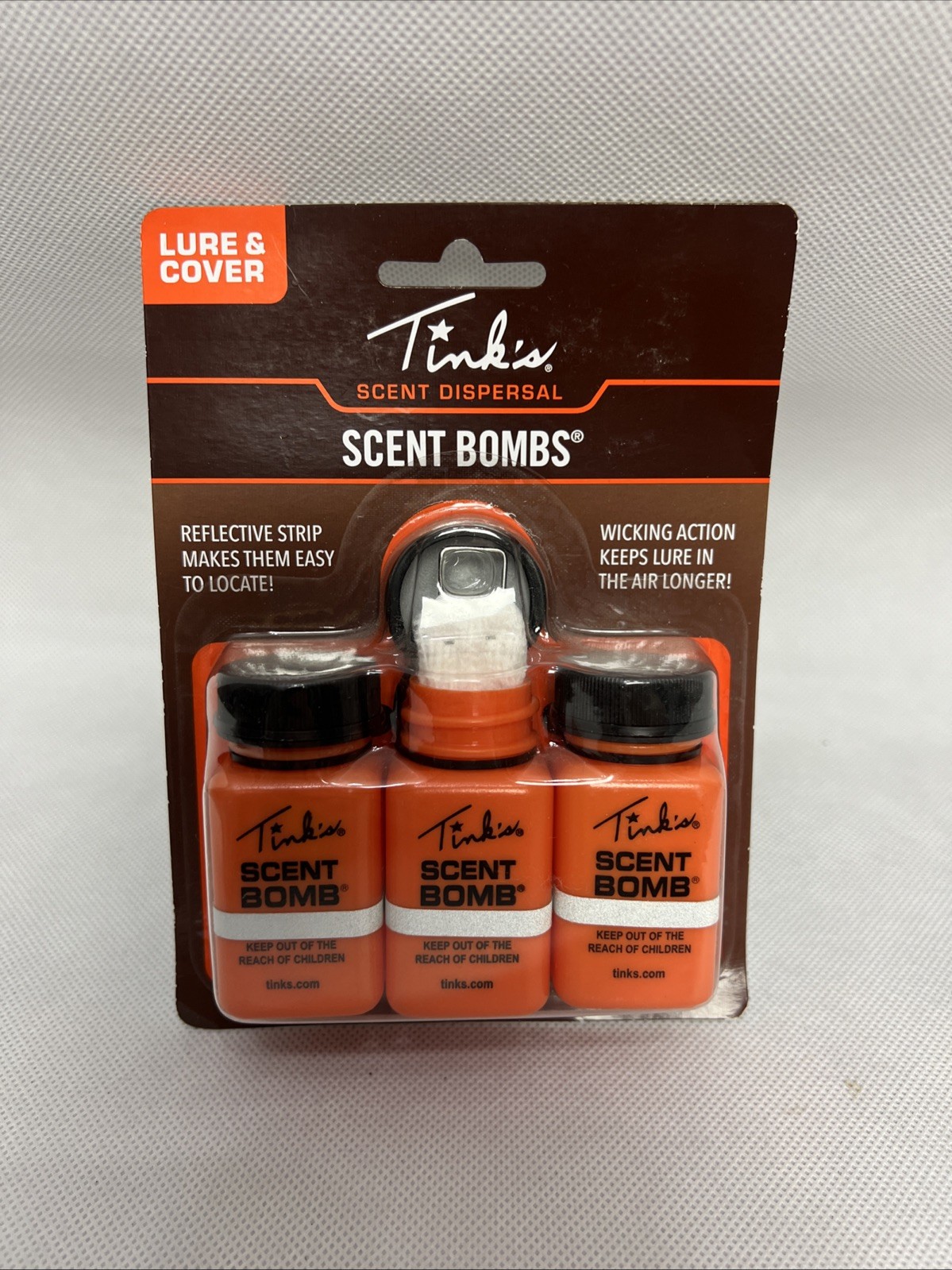New Tink's Reflective Scent Bombs 3 pc For Deer Hunting Fresh Lure Game Buck Doe