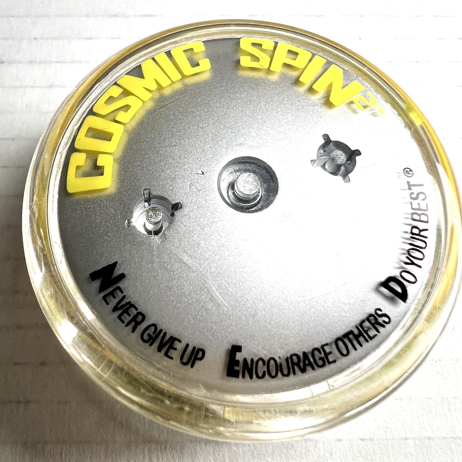 Cosmic Spin² Yo-Yo NED Never Give Up Yellow
