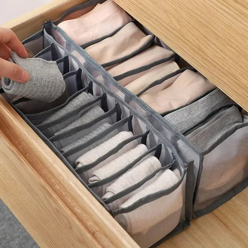1Pc Closet Organizer Storage Box Foldable Underwear Organizers Storage Dividers