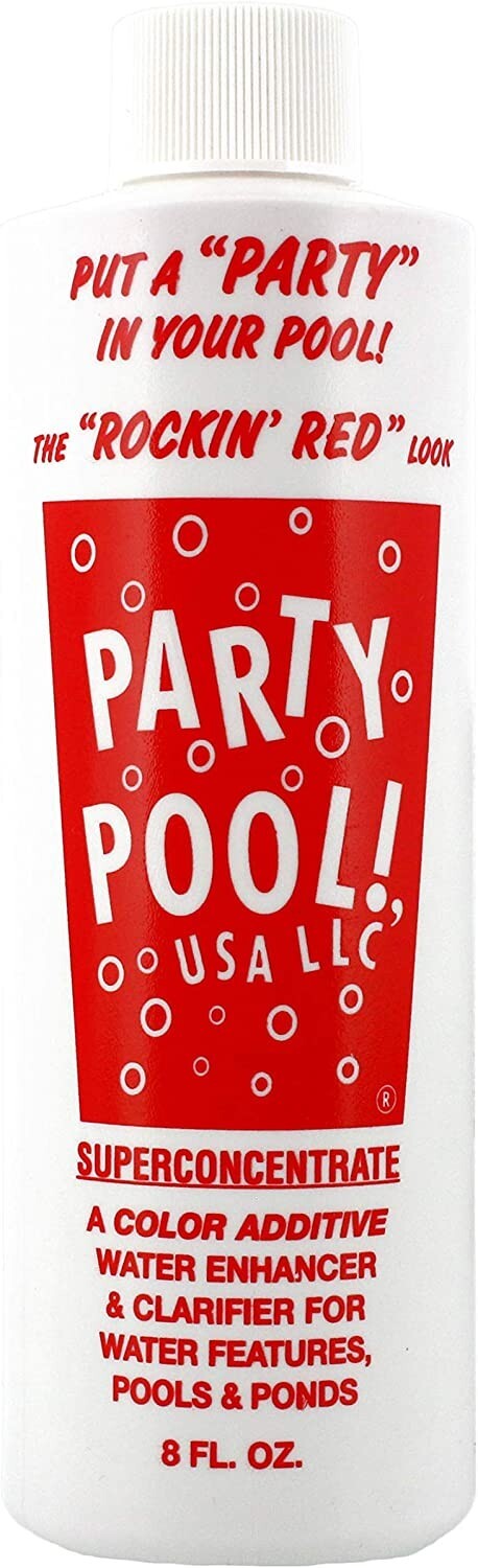 Party Pool Color Additive Rockin Red 8oz 47016-00010