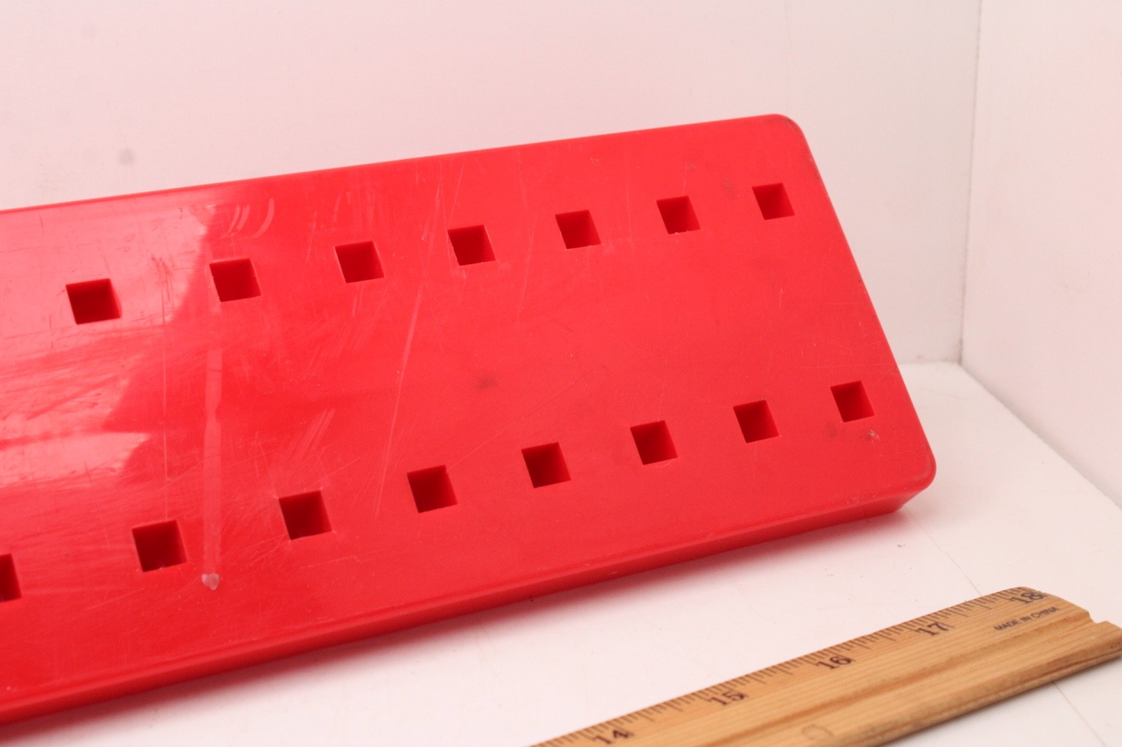 Grip 67224 1/2" Drive SAE 28 Position Standard/Deep Red Socket Tray Organizer