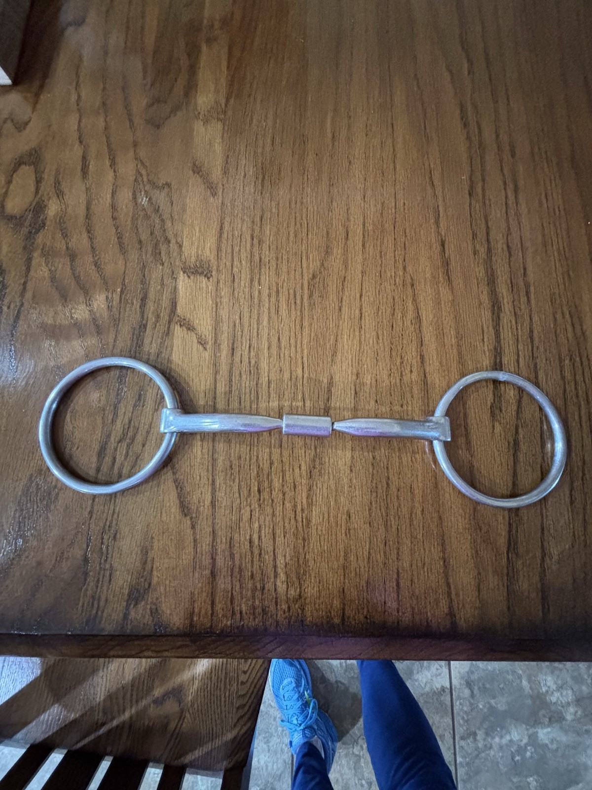 Toklat Myler French Link Loose Ring Metal English Horse Bit for Riding Training