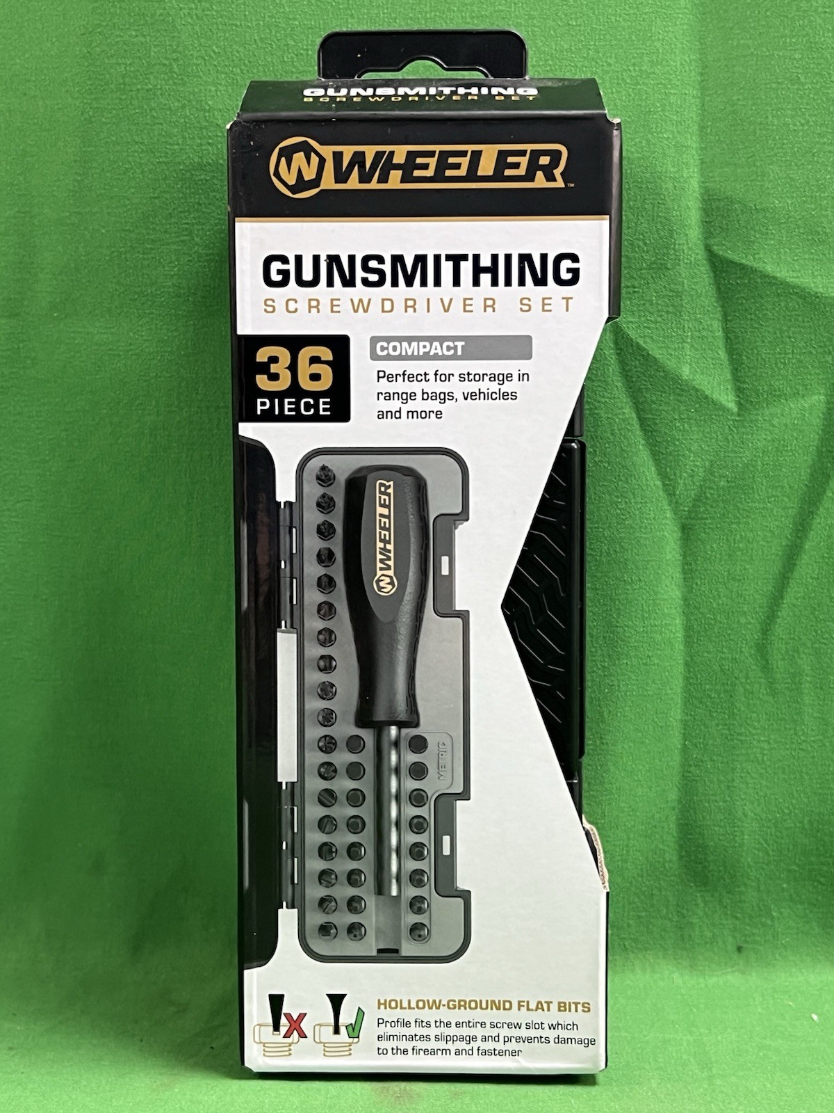 Wheeler Compact Gunsmithing Screwdriver Set 36 Piece Corrosion Resistant New E2