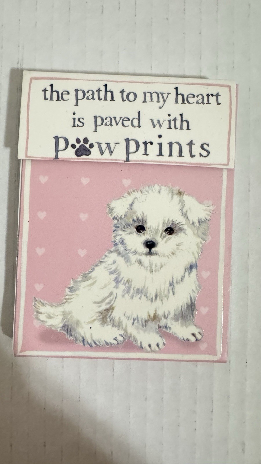 MOLLY & REX NOTEPAD NOTEBOOK MAGNET CLOSURE DOG SHIH TZU 75 SHEETS 4 X 3 NEW