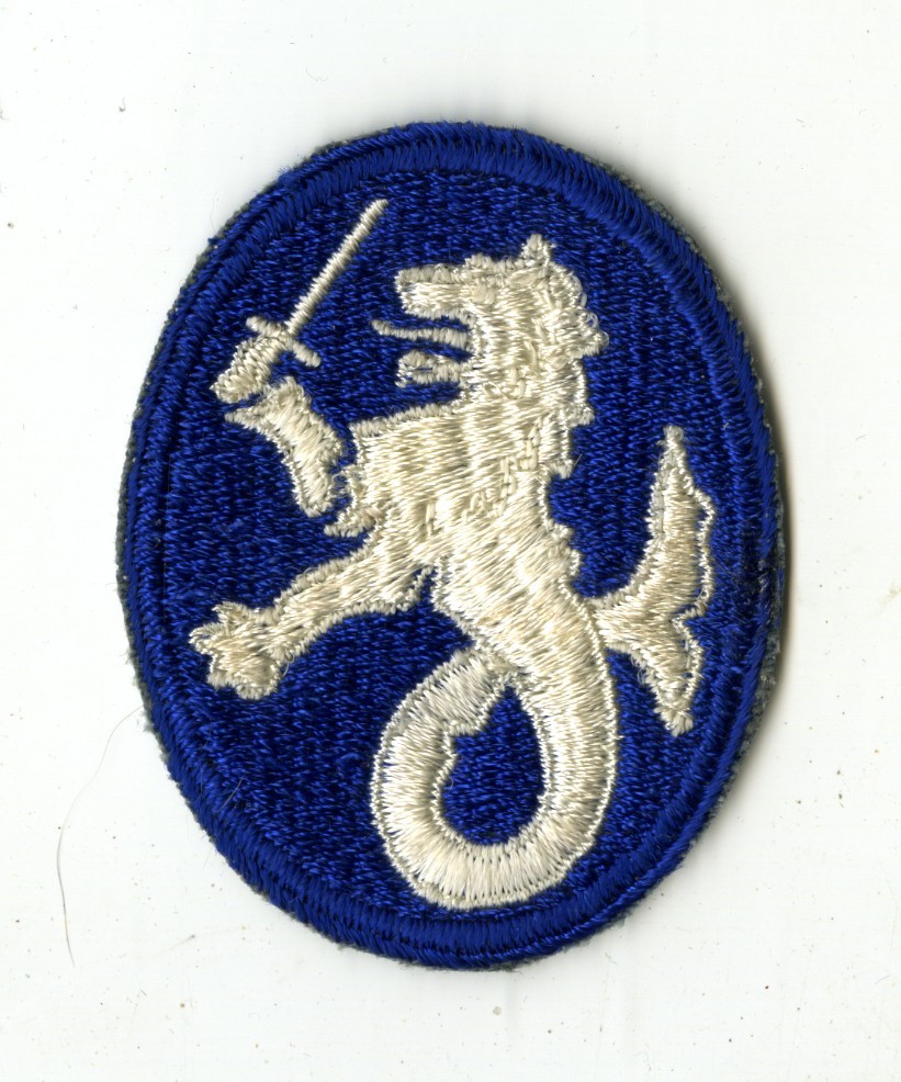 Philippine Department White Back Patch WWII Vintage Pacific Theater