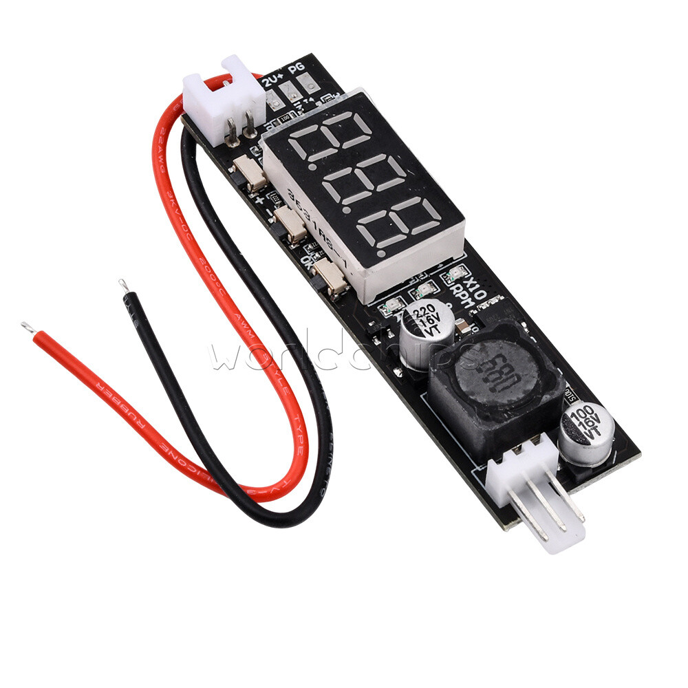 DC12V 2-3 Wire Fan Temperature Speed Controller with Temperature Sensor Probe