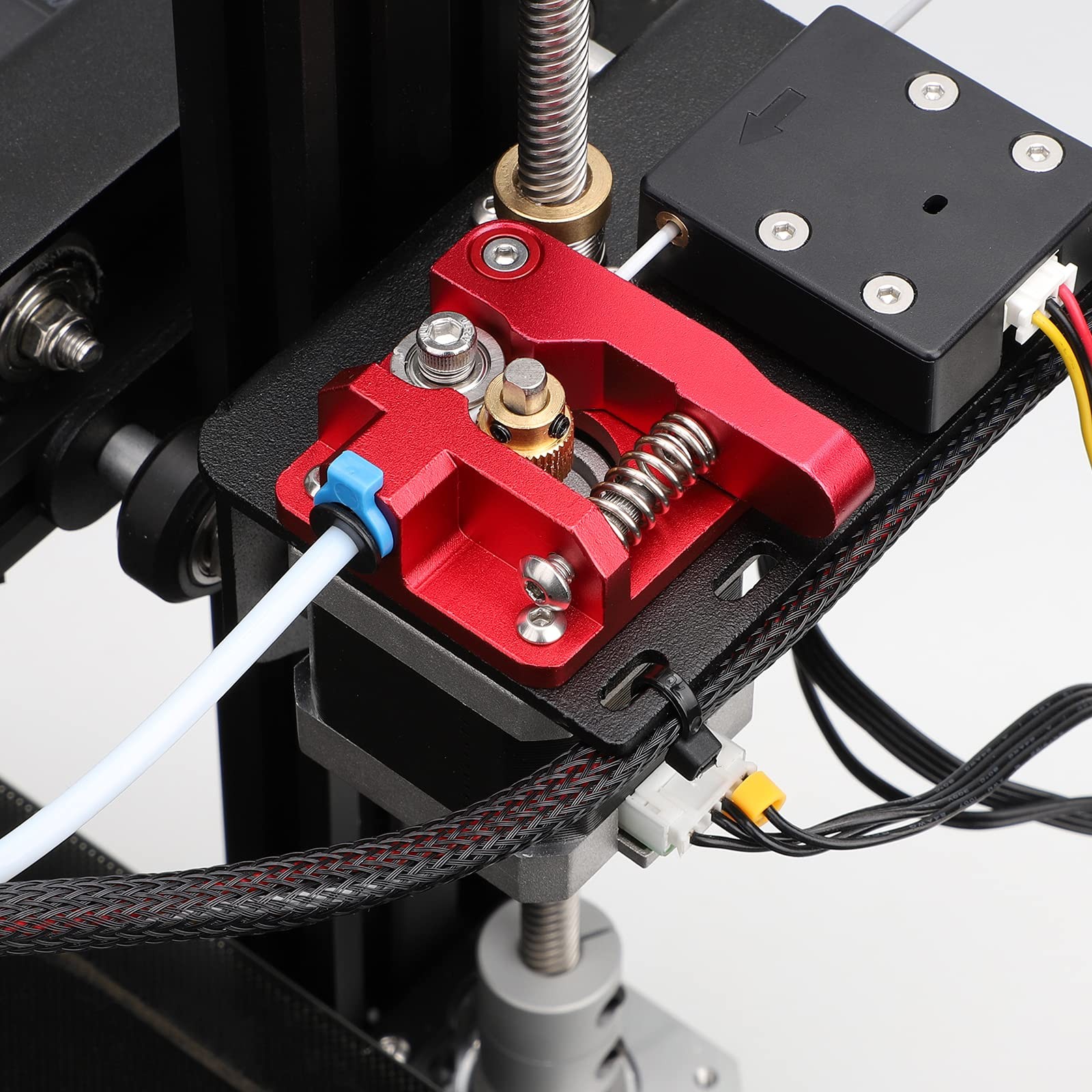Creality Official 3D Printer Extruder, Upgraded Aluminum Drive Feed M, Red