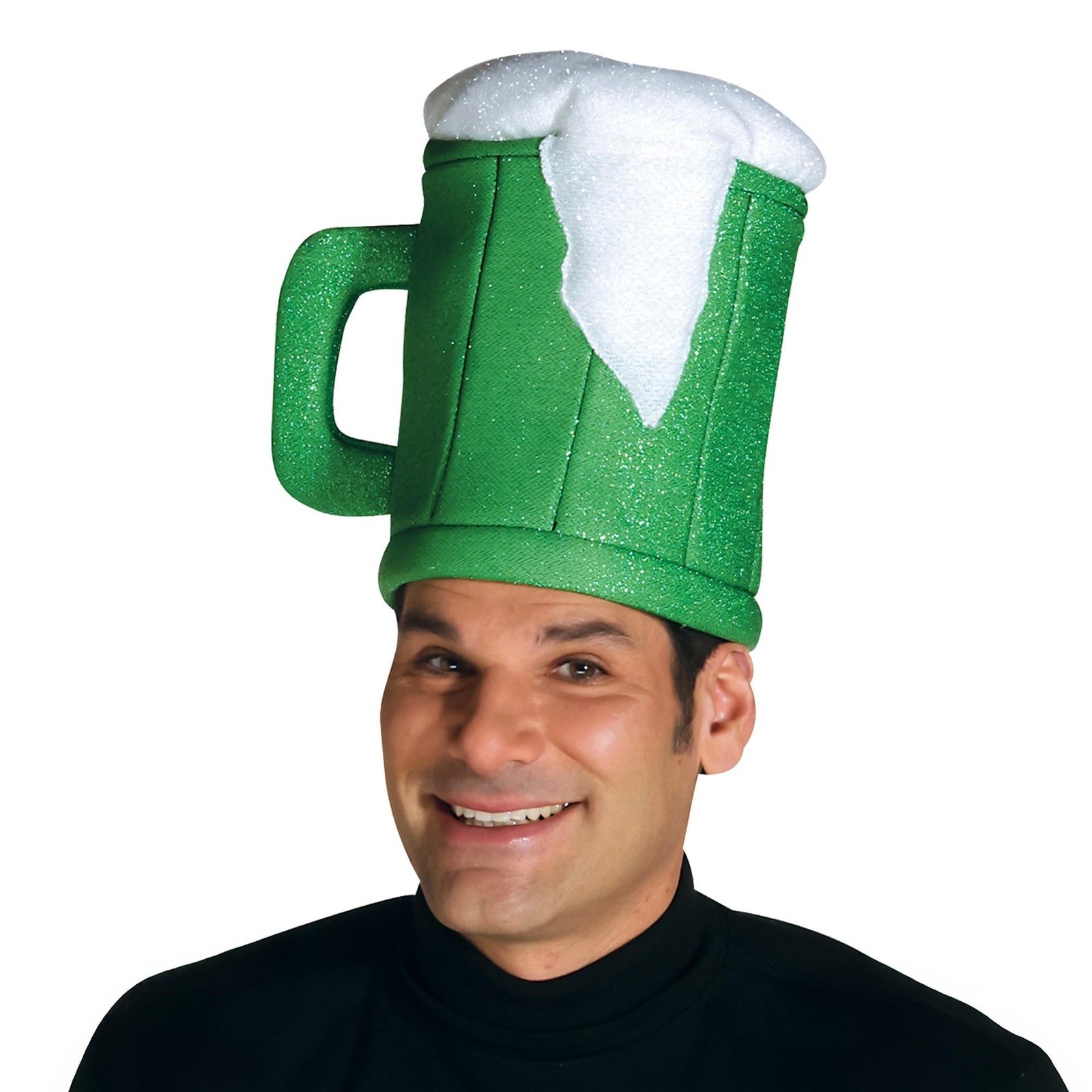 Green Beer Mug Adult Costume Hat