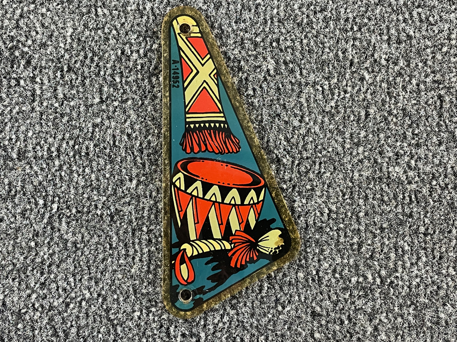 Gottlieb Big Brave & Big Indian Pinball Machine Playfield Plastic A-14952