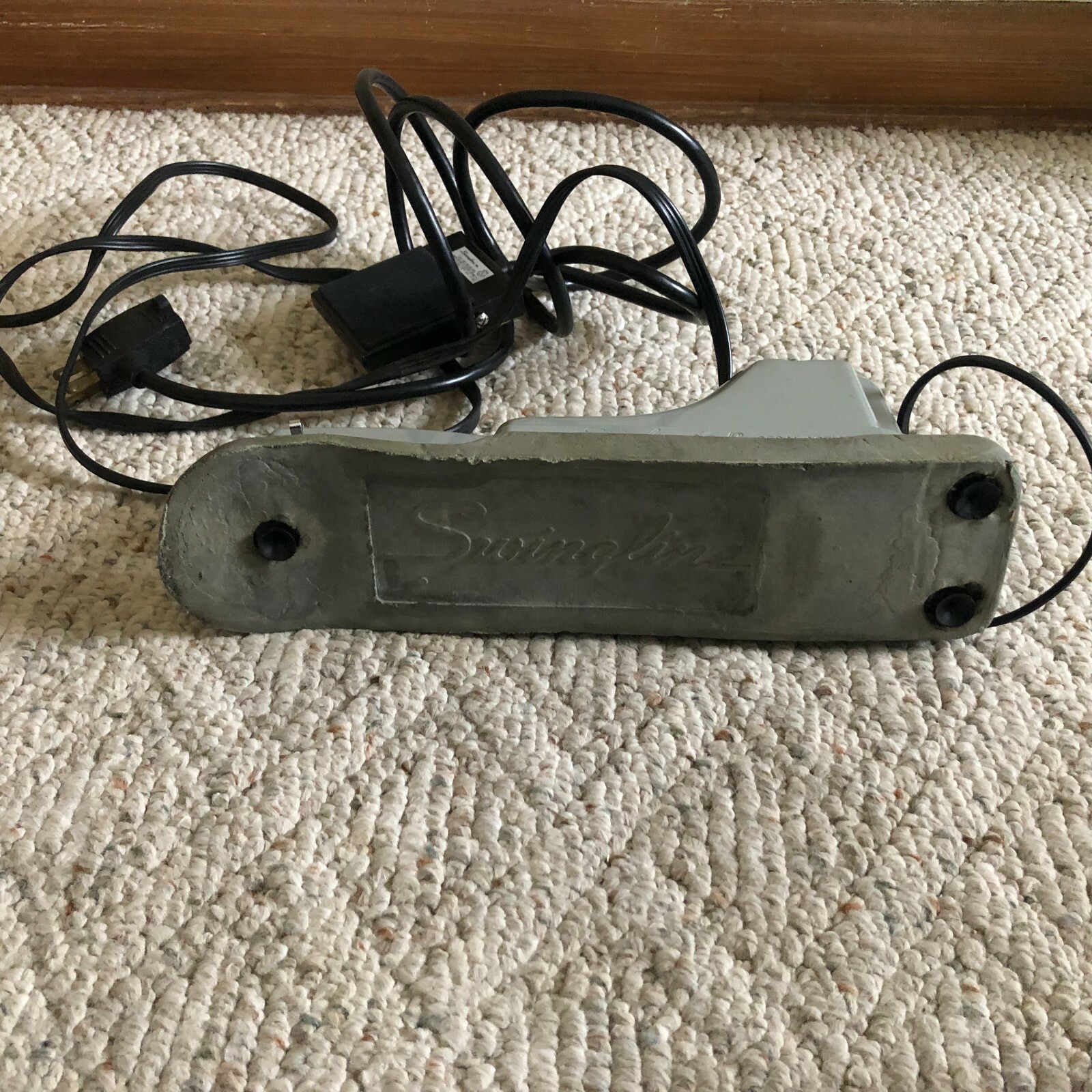 Swingline 66P Electric Stapler Pedal Action Tested Works AS IS Vintage Corded