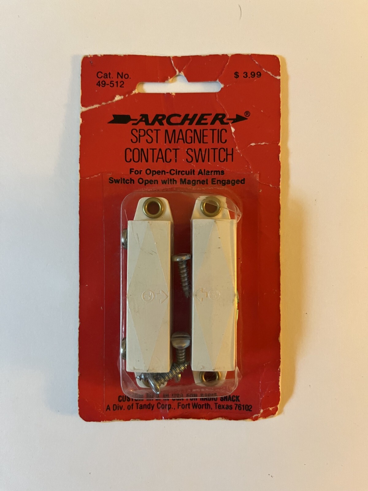 Radio Shack Archer SPST Magnetic Contact Switch 49-512 🔥NEW NOS💥