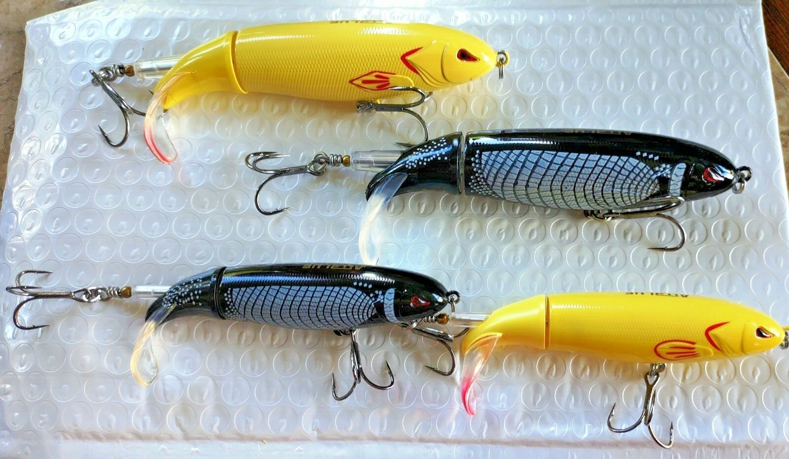 TWO BASS BOSS POPPER FLOPPERS PICK YOUR SIZE AND COLOR