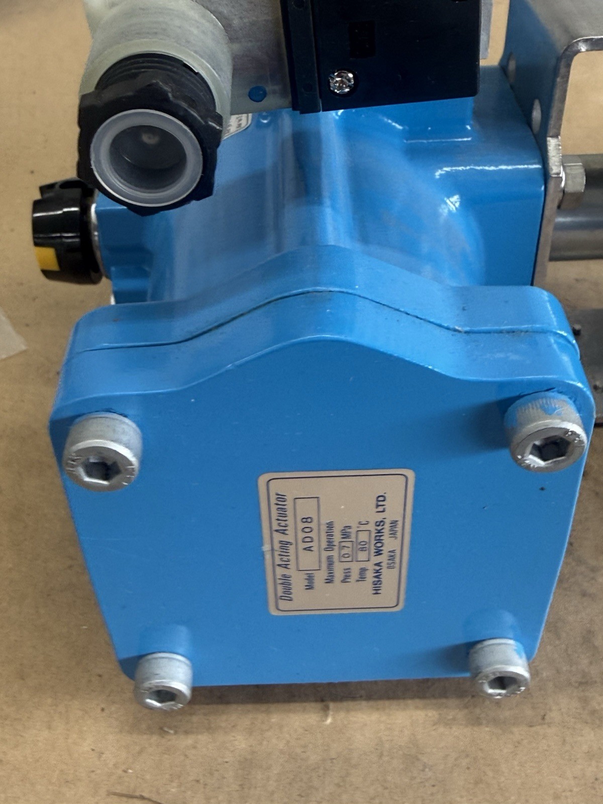 Hisaka Works AD07N Double Acting Actuator