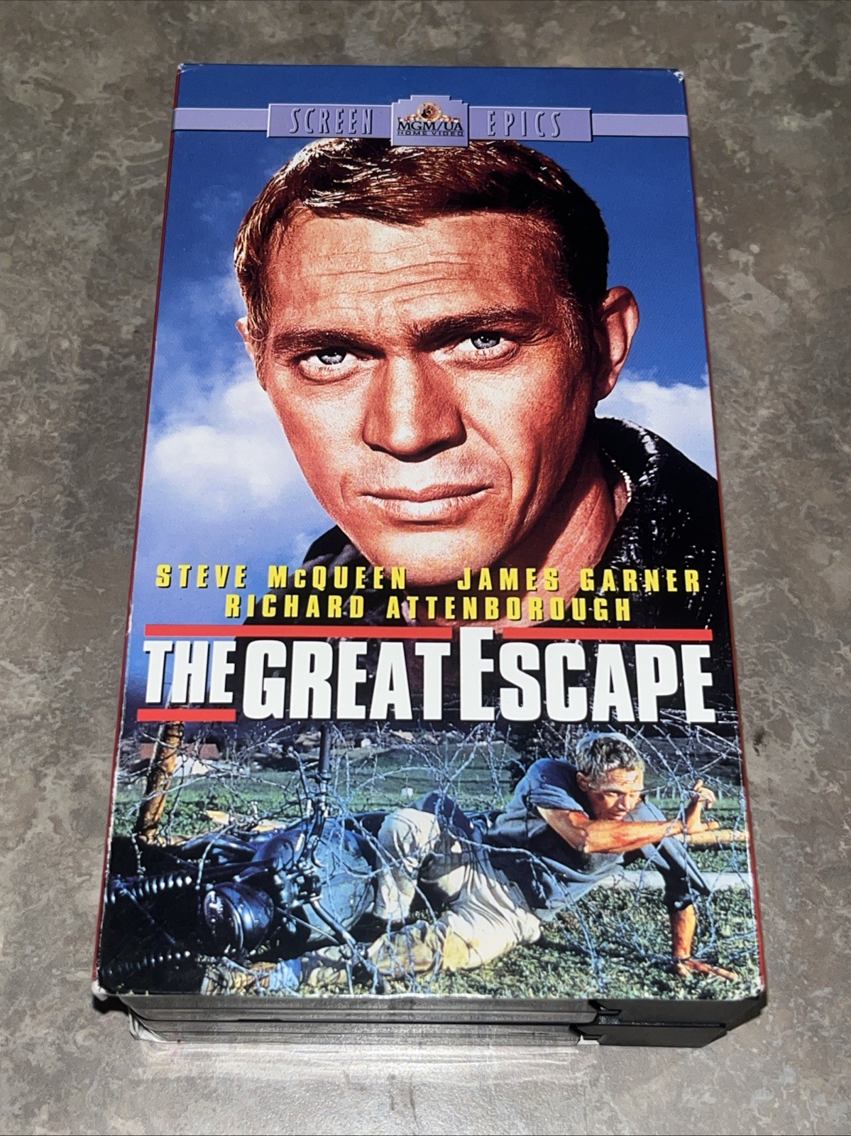 The Great Escape VHS 1996, 2-Tape Set ***TESTED***EUC***