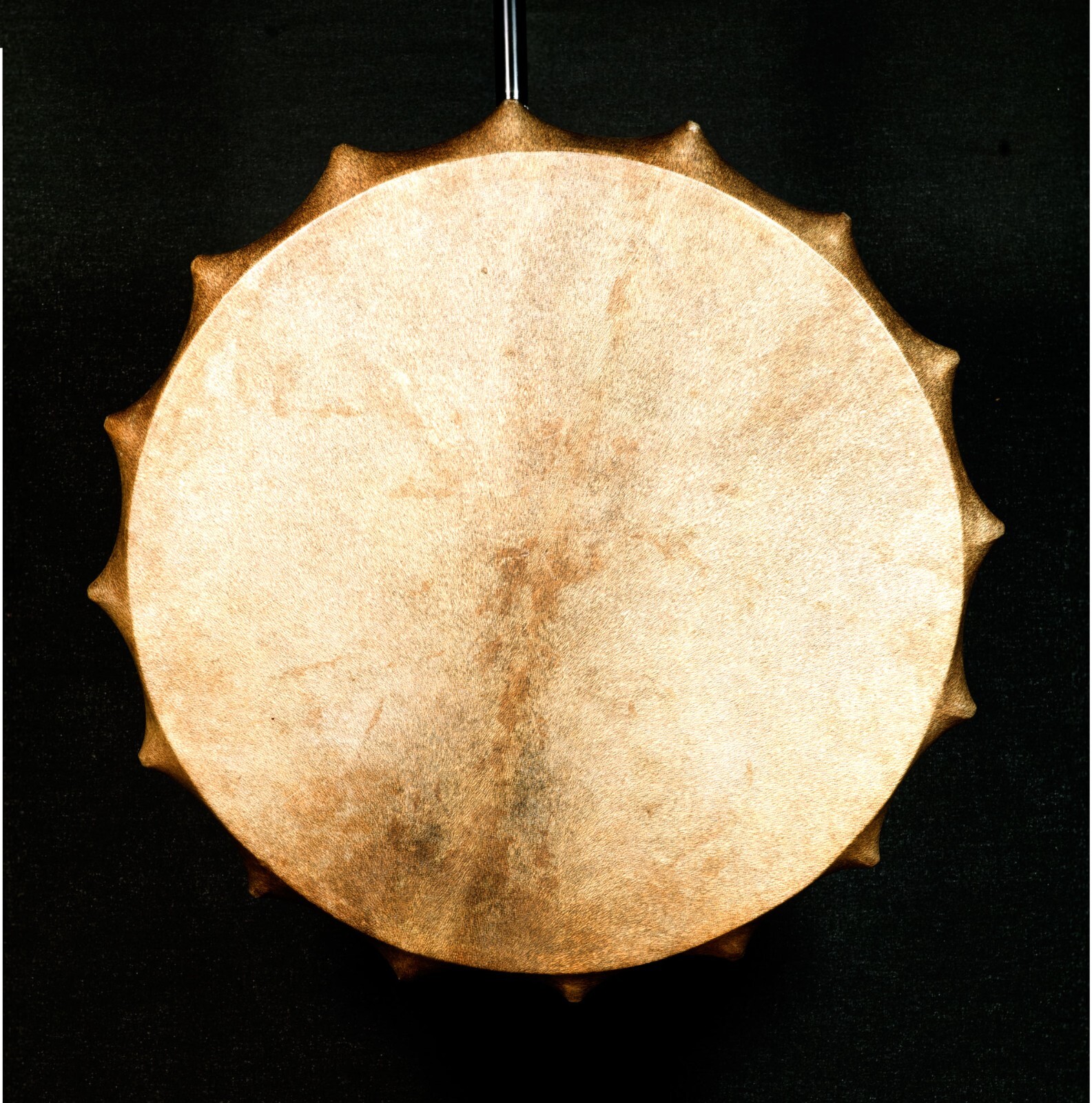 Handmade 23" Shaman Drum with Goat Skin Frame Drum Oval/Round with Stick bag
