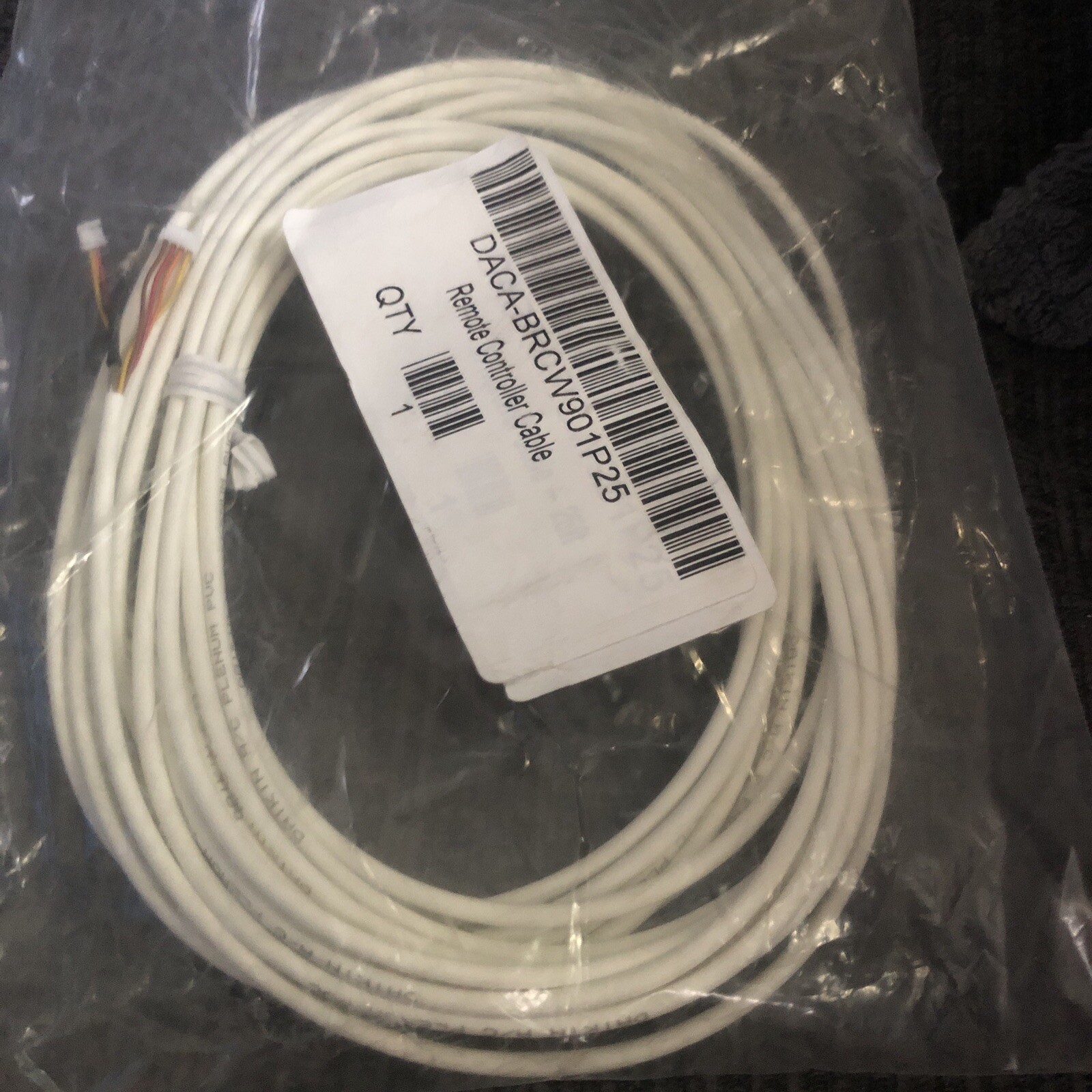 Daikin BRCW901P25 Remote Controller Cable. New. 25 Ft. No Box.