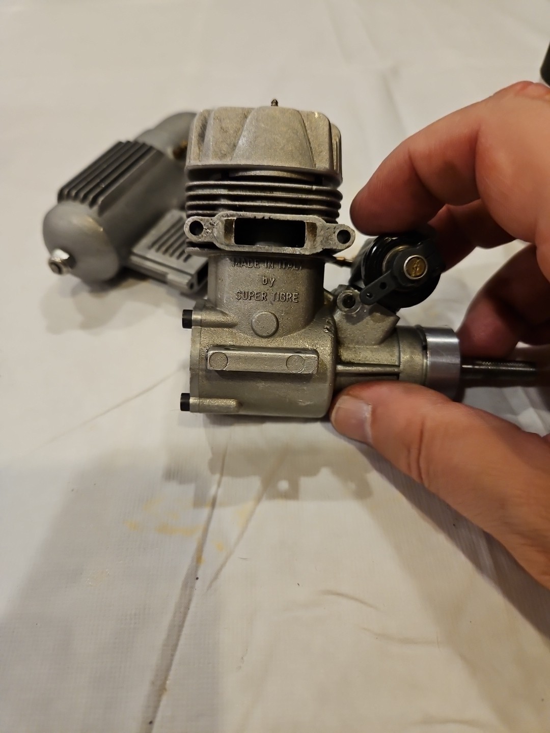 Supertigre 45R/c Model Airplane Engine With Extra Parts