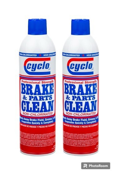 SET OF 2: Cyclo 14Oz Brake Cleaner Non Chlorinated C111C