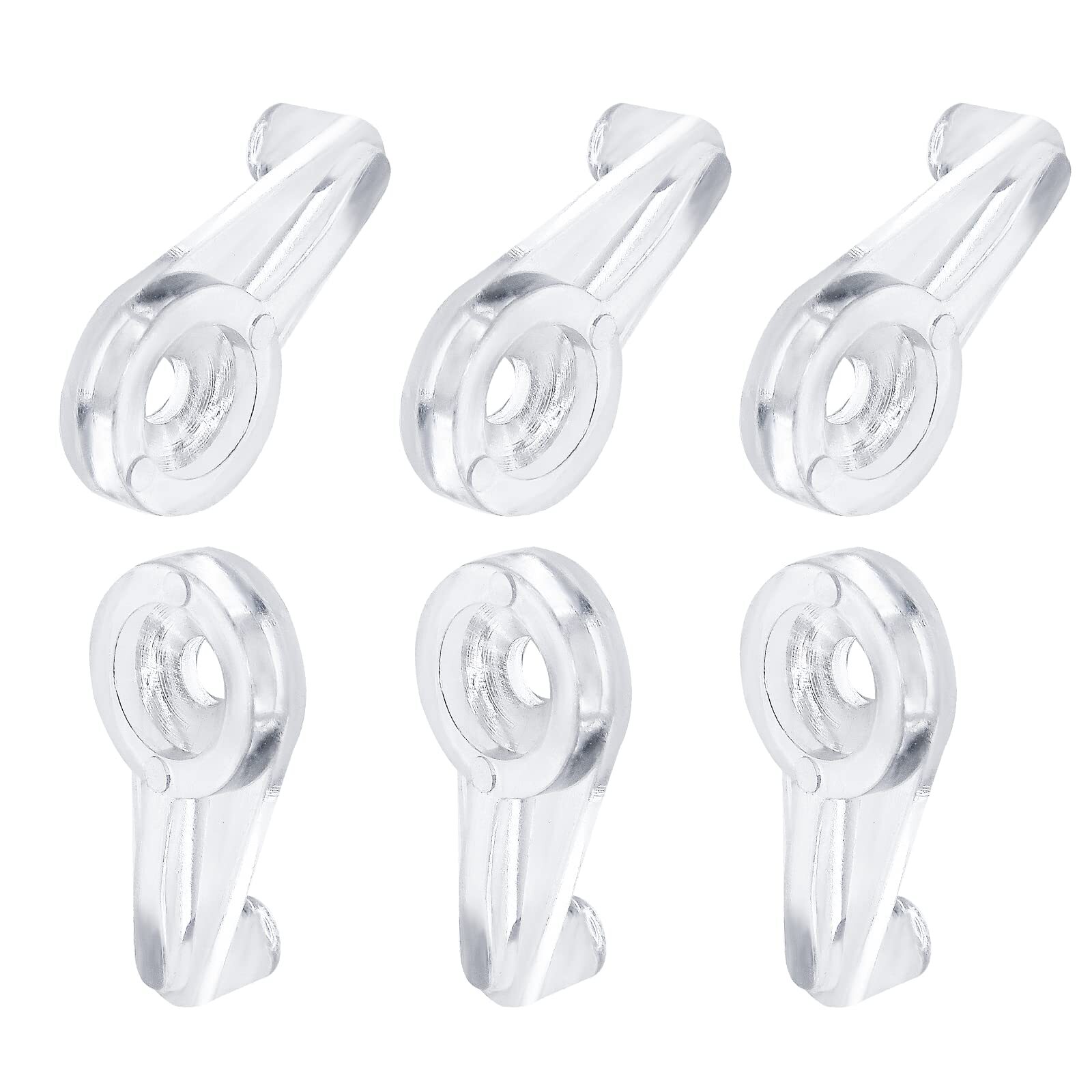 30 Pcs Glass Window Retainer Clips Kit Cabinet Panel Bracket with Screws