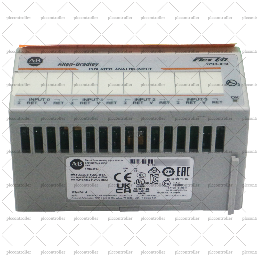 2024 New Allen Bradley 1794-IF4I Flex 4 Point Analog Input Module