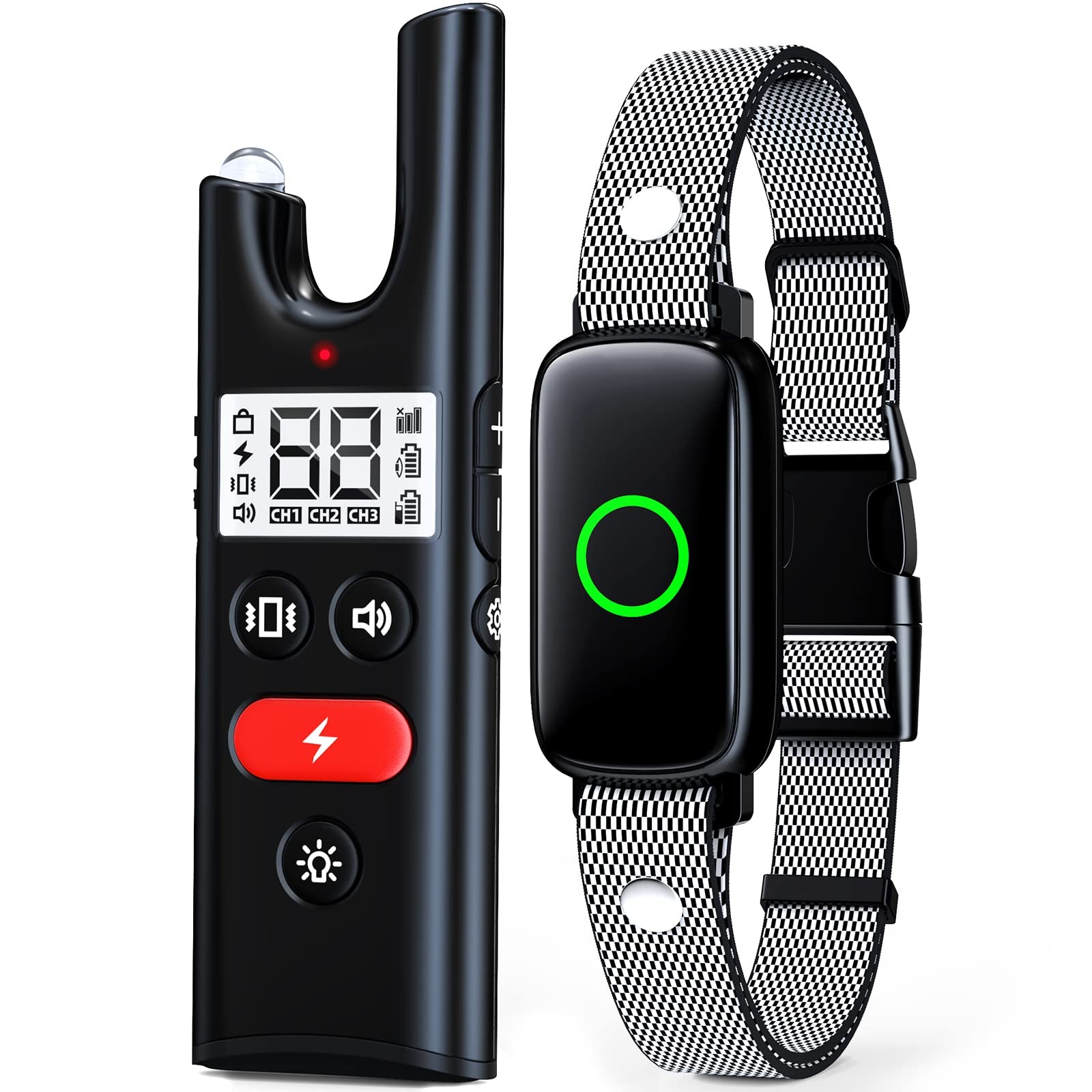 Dog Training Collar with Remote 3300ft Range Waterproof Rechargeable Electric...
