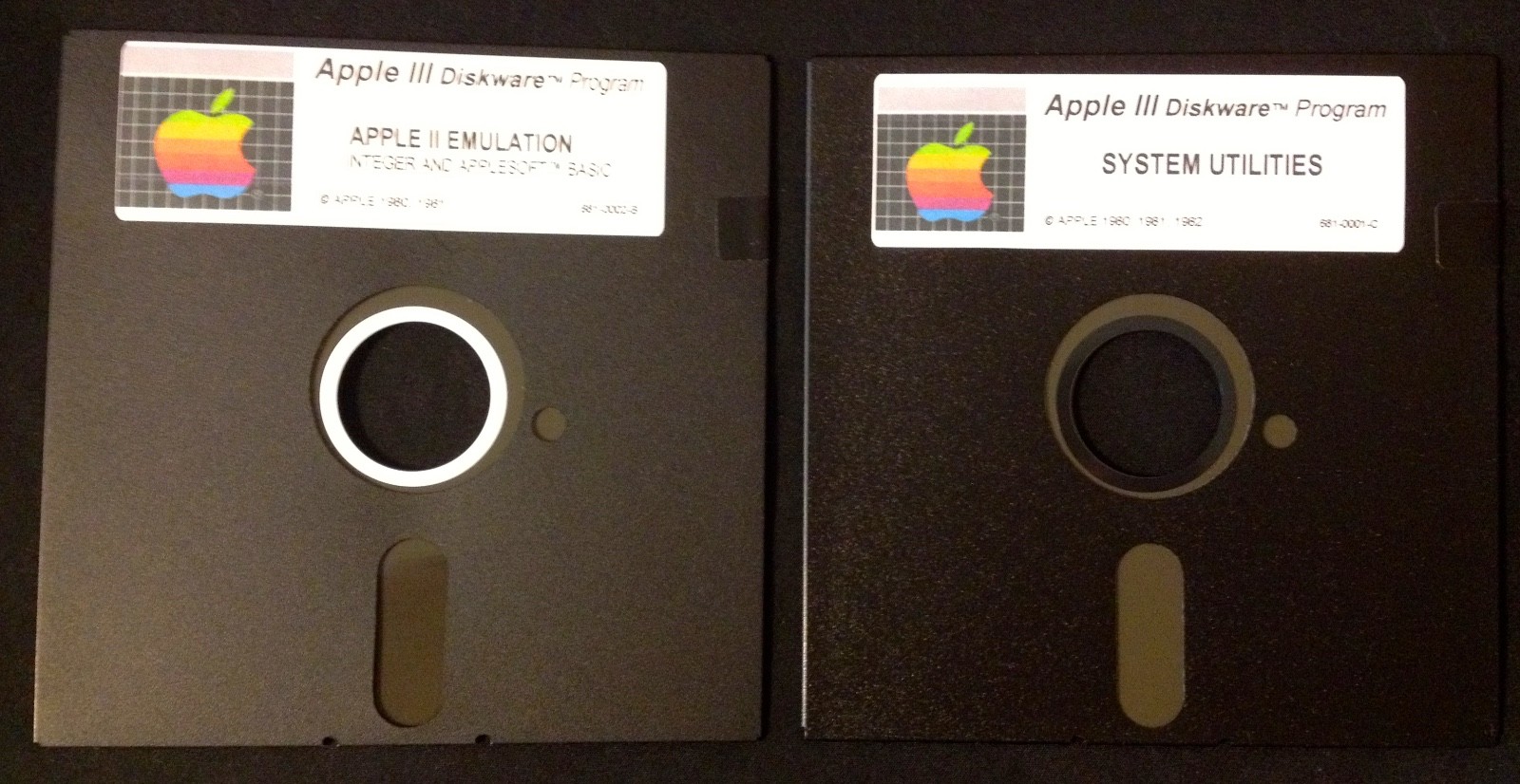 Apple III Home Computers /SOS 2 Disk set / Apple II Emulation / System Utilities