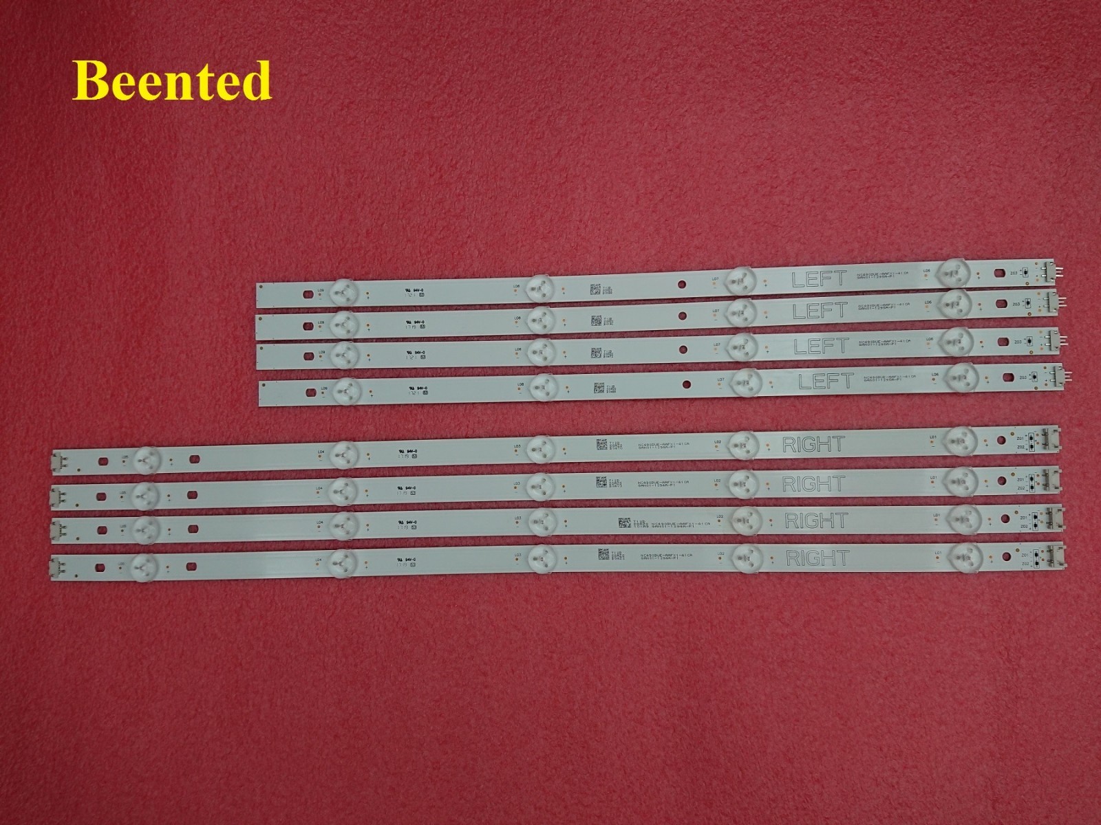 LED strip(8) for LG 49UK6200YVA 49UJ630V 49LJ5500 49LG594V GAN01-1294A-P1 1295A